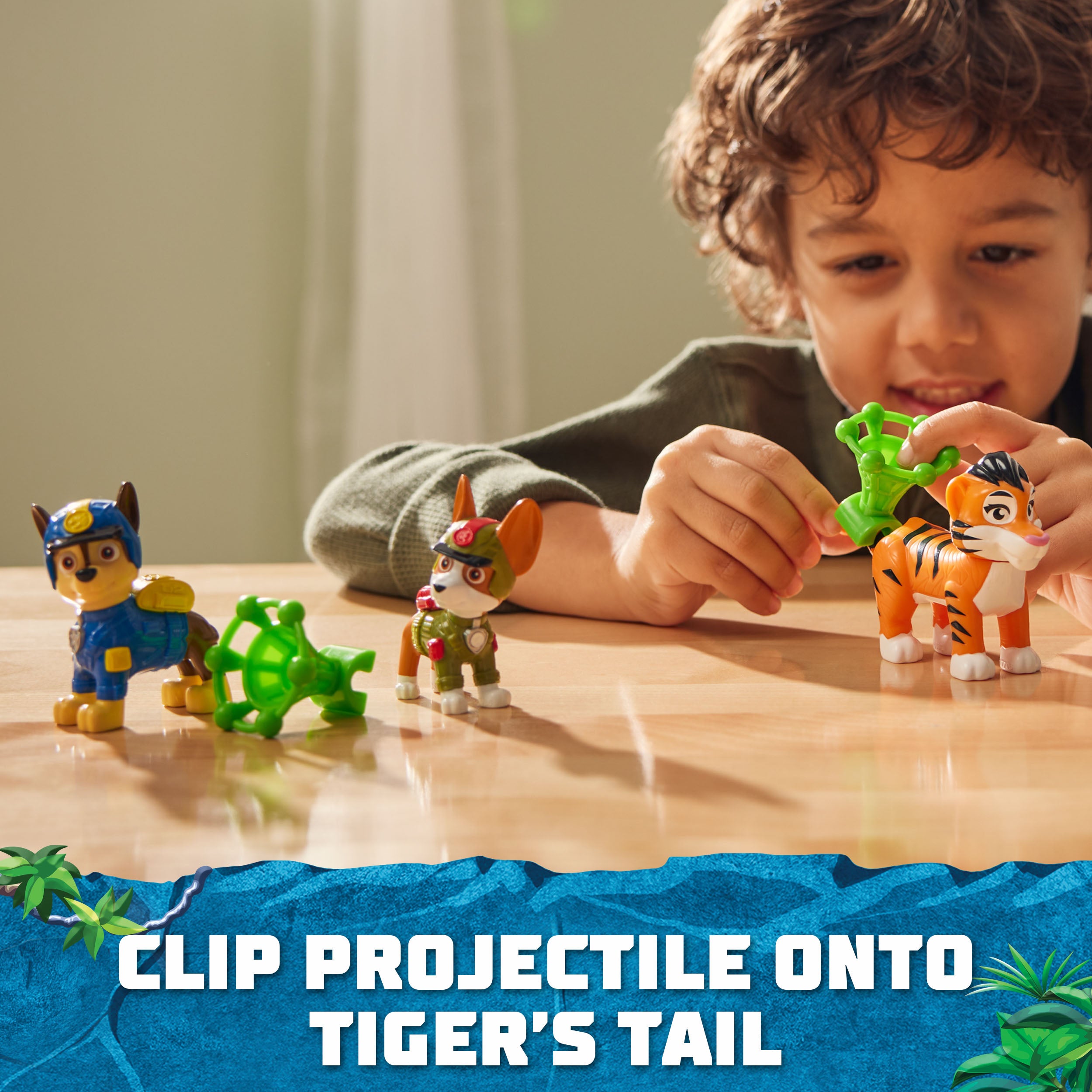 PAW Patrol Jungle Hero Set: Chase, Tracker & Tiger Action Figures