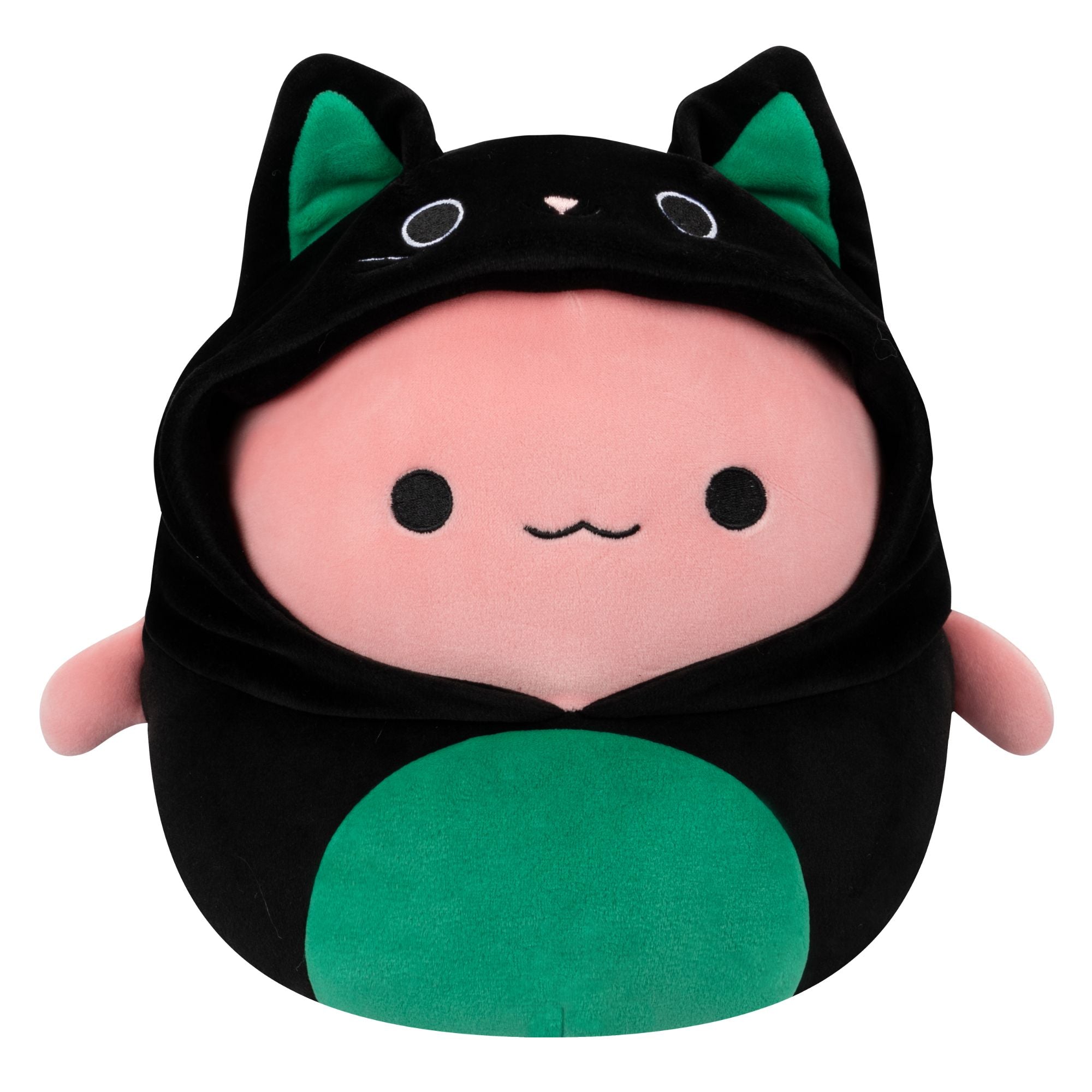 Halloween Special! 7.5 Inch Squishmallows Archie Axolotyl in Black Cat Costume