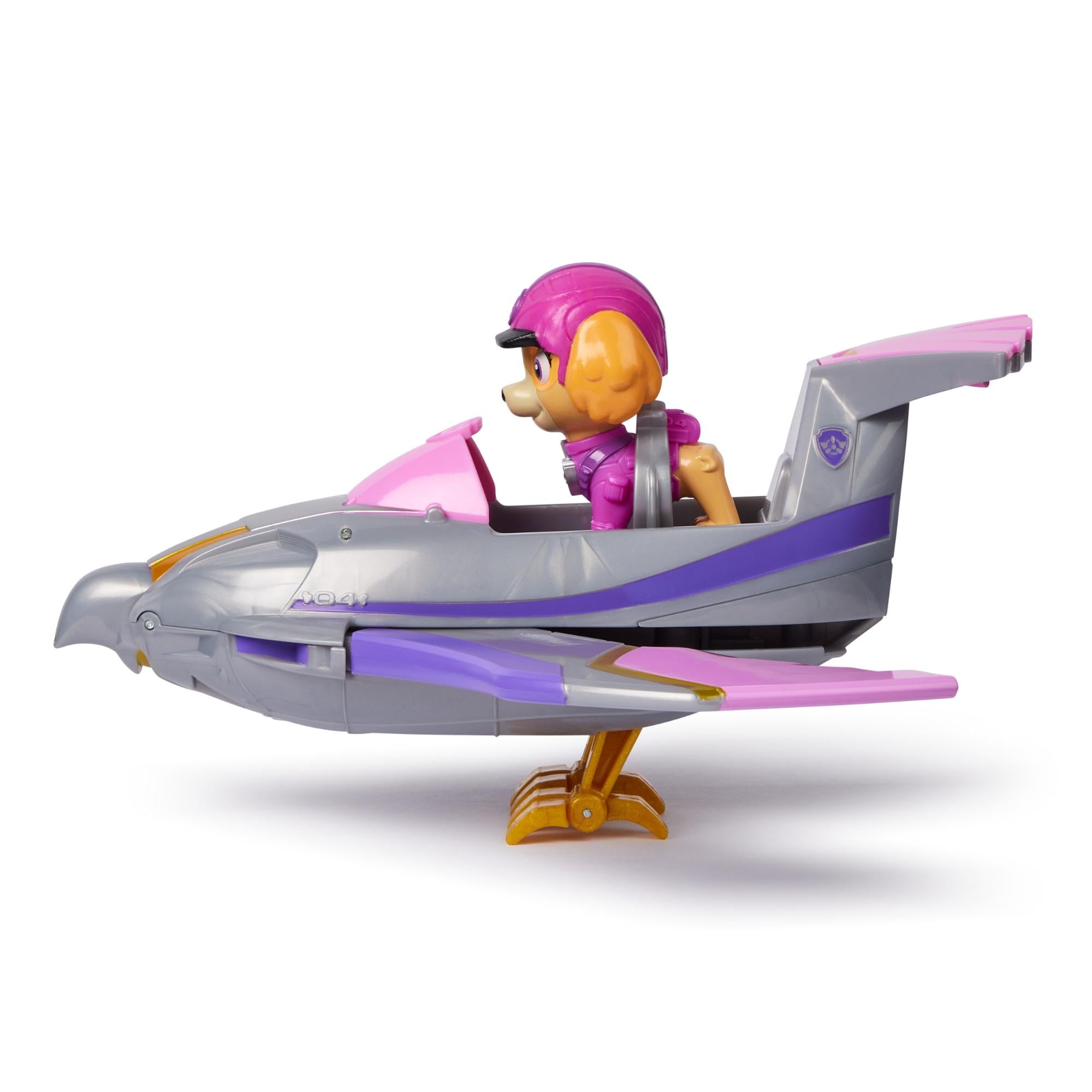 PAW Patrol Jungle Pups - Skye's Transformable Falcon Jet Vehicle Toy