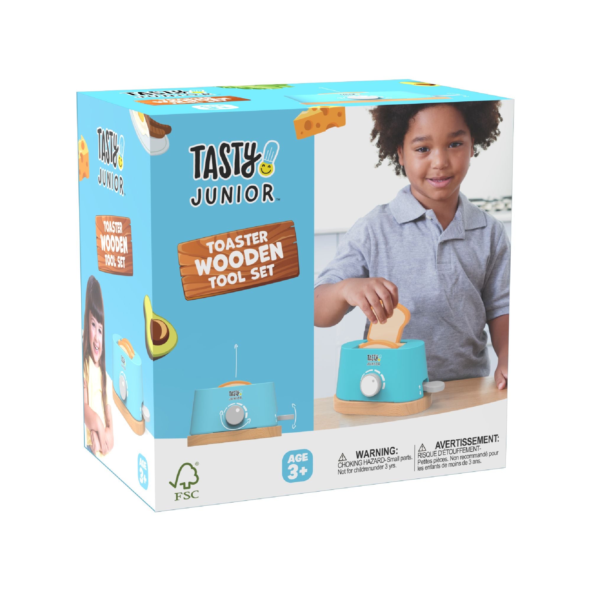 Delicious Junior-Style Wooden Toaster for Endless Fun