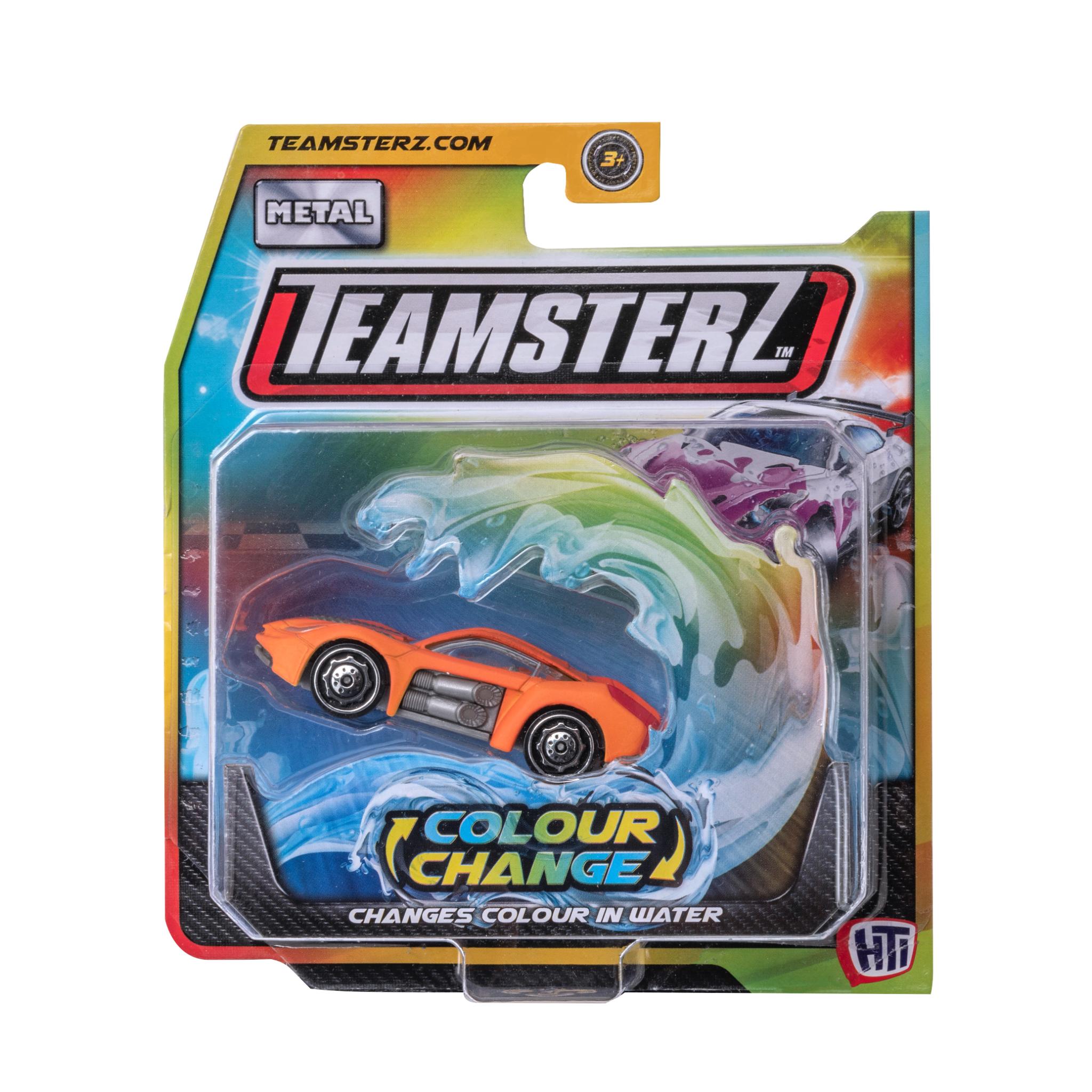 Assorted Styles of Teamsterz Die - cast Color - Changing Cars