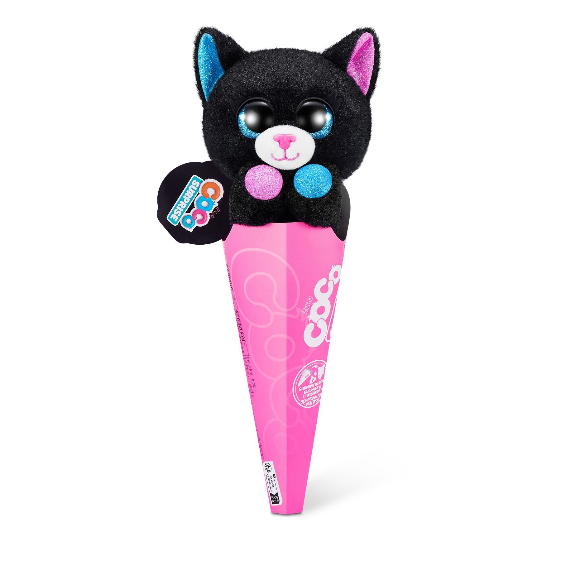 ZURU Neon Luna's Super Bright and Cuddly Coco Surprise Plush Pets