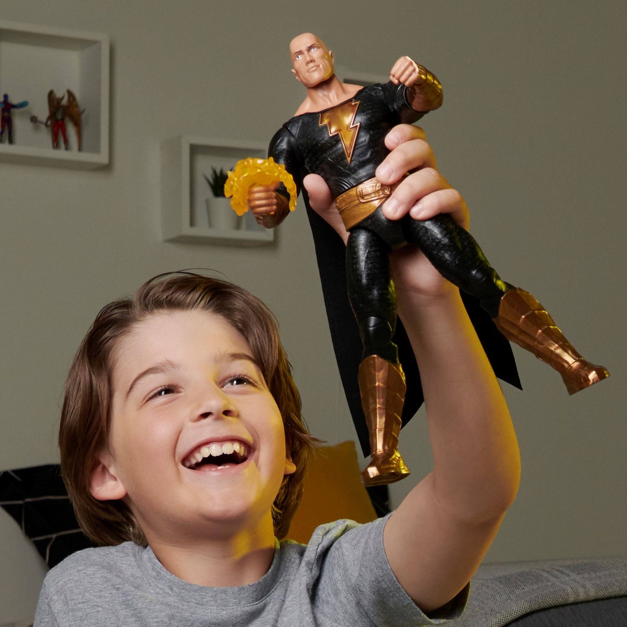 Hot! DC Comics 12-Inch Black Adam Power Punch Action Figure