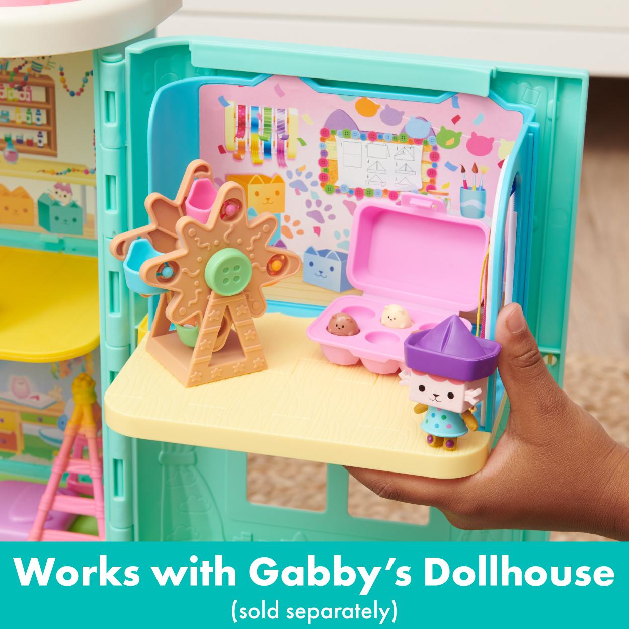Gabby's Dollhouse Crafty Baby Box Room Playset for Pretend Play