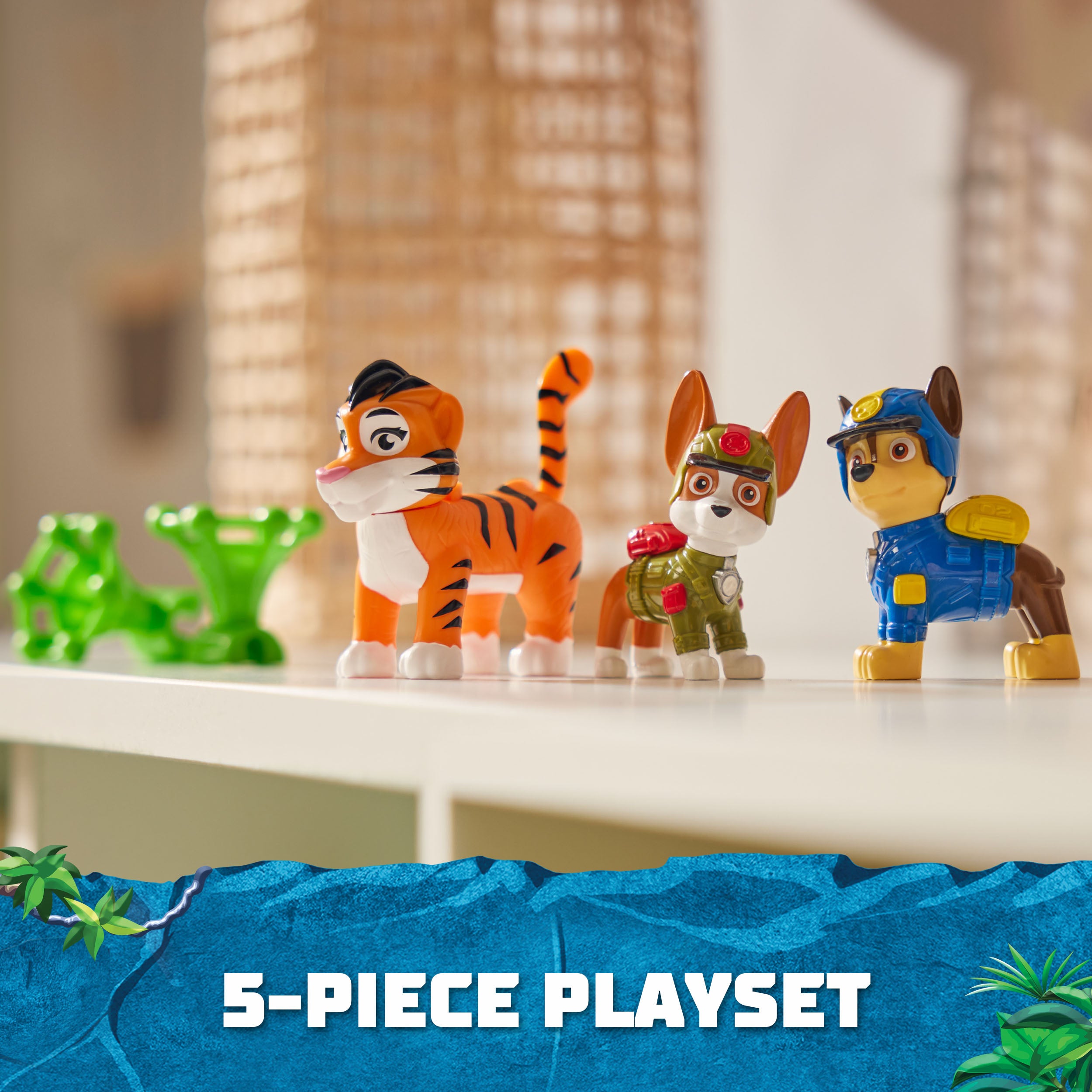 PAW Patrol Jungle Hero Set: Chase, Tracker & Tiger Action Figures