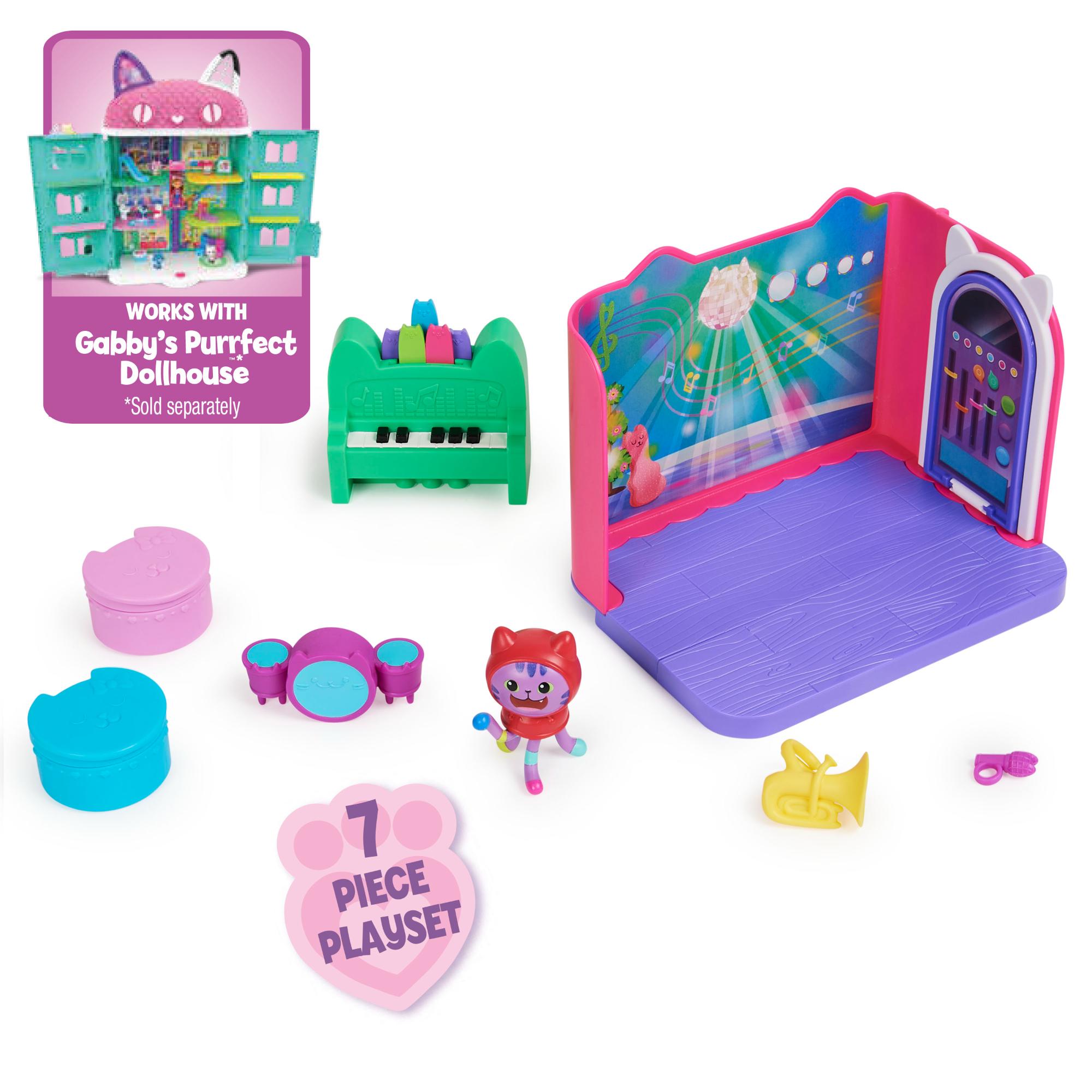 Gabby's Dollhouse Daniel James Catnip's Cool Musical Room Set