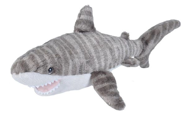 8-Inch Wild Republic Mini Cuddlekins Realistic Tiger Shark Plush Toy