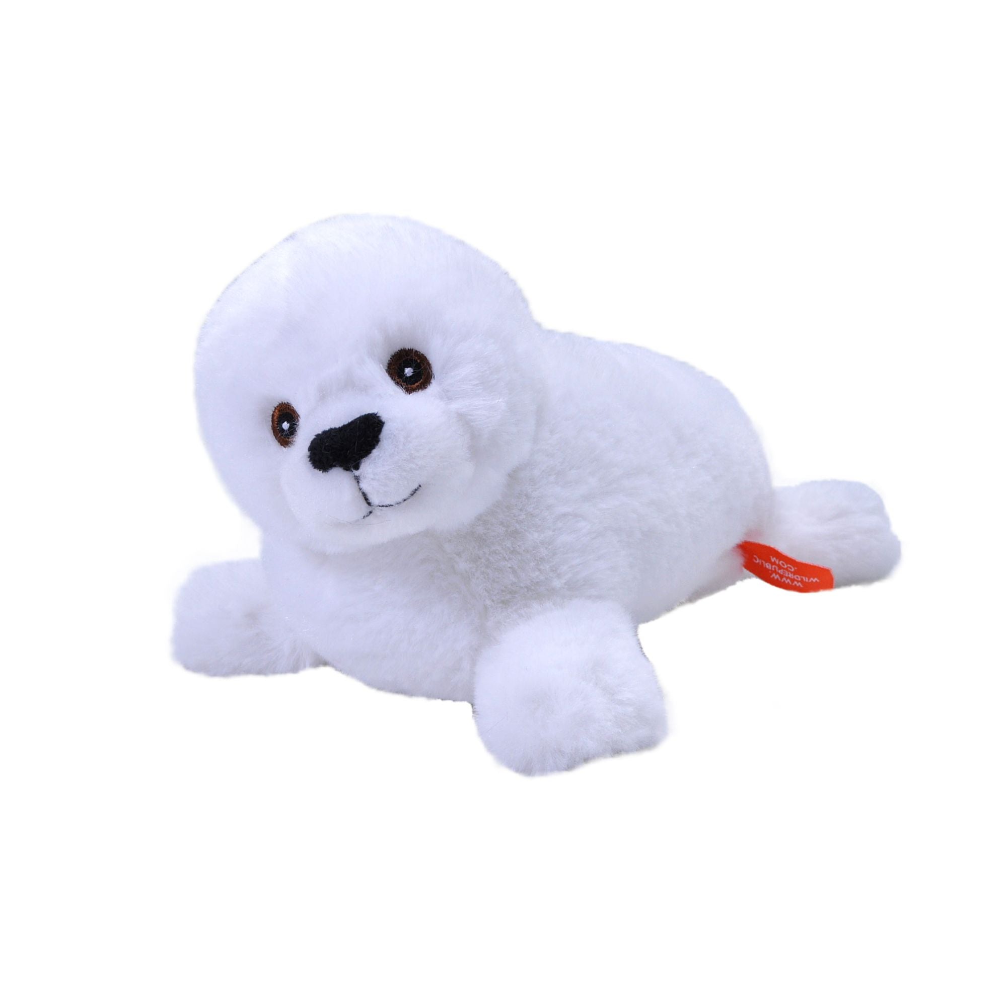 Wild Republic 8-Inch Mini Harp Seal Pup Ecokins - Eco-Friendly Plush