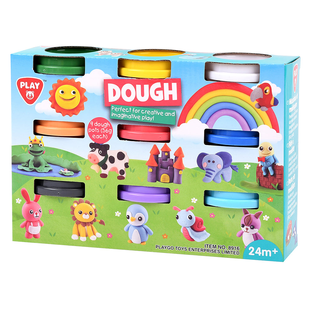 Playgo Toys 9-Pack Dough - Ideal for Creative Kids!