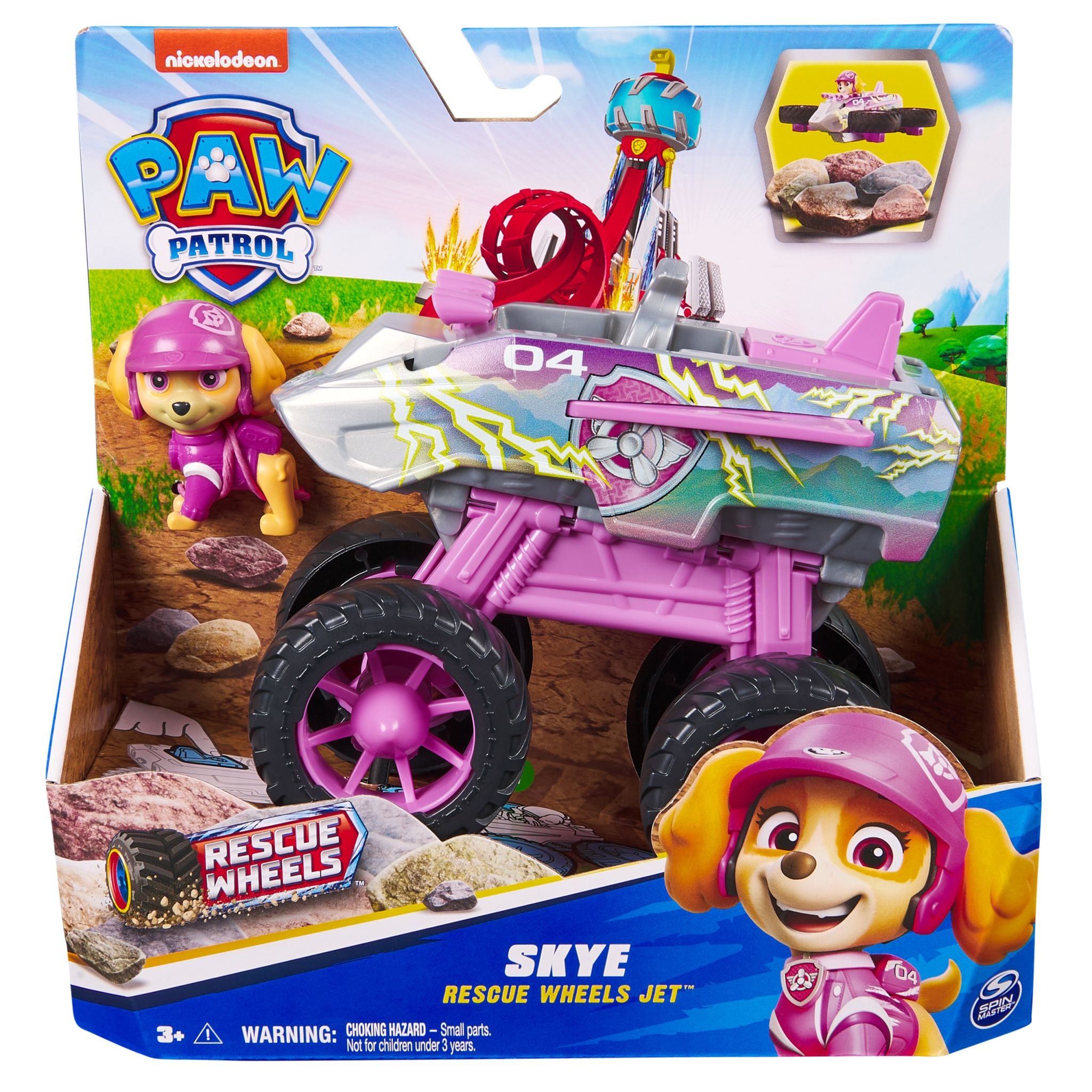 Hot Sale! PAW Patrol Skye's Jet Rescue Wheels Toy for Kids' Pretend Play