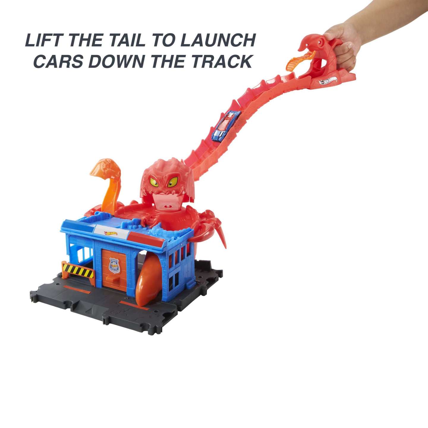 Hot Wheels City Scorpion's Flex Attack Interactive Playset with One Vehicle