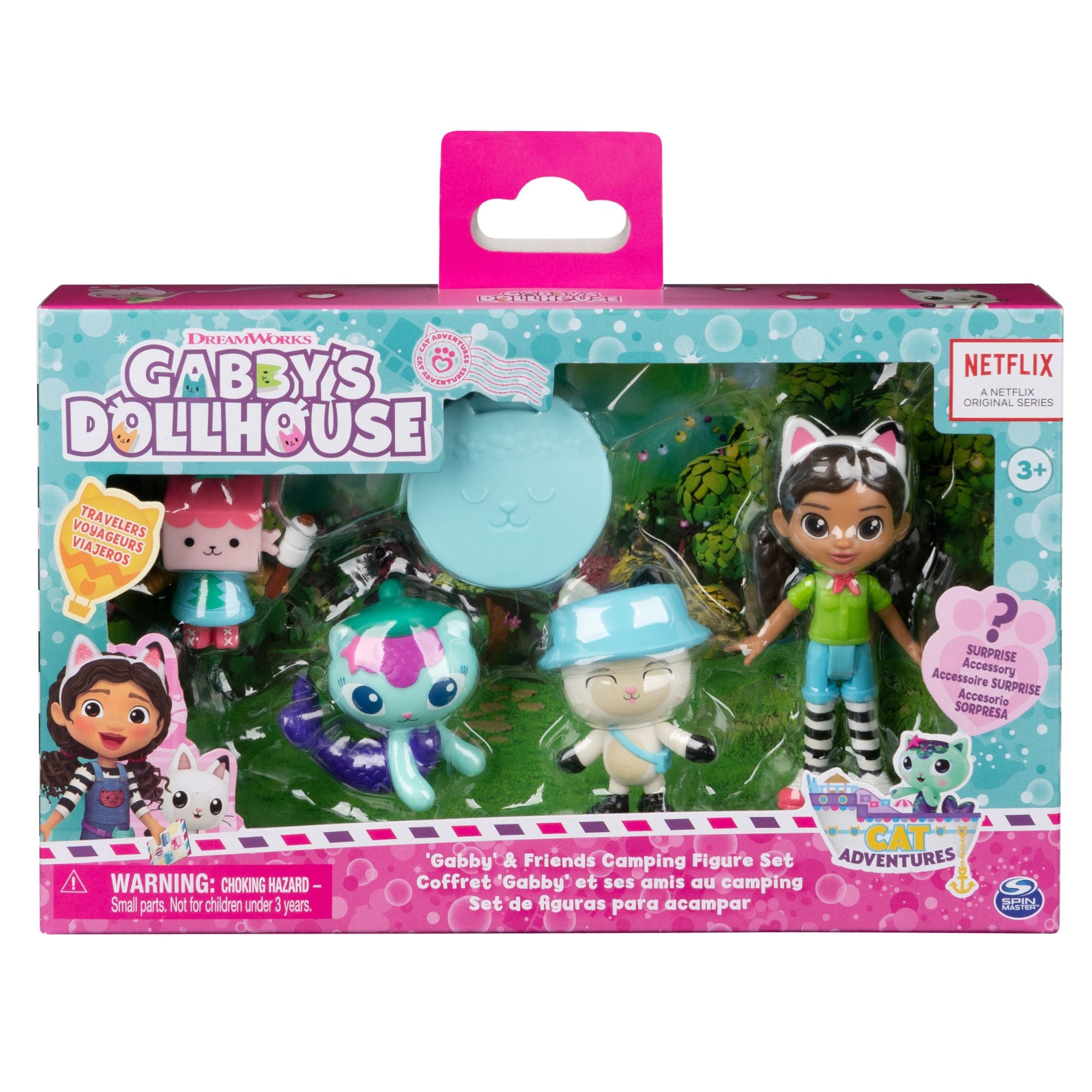 Gabby's Dollhouse Gabby & Friends Camping Figure Set