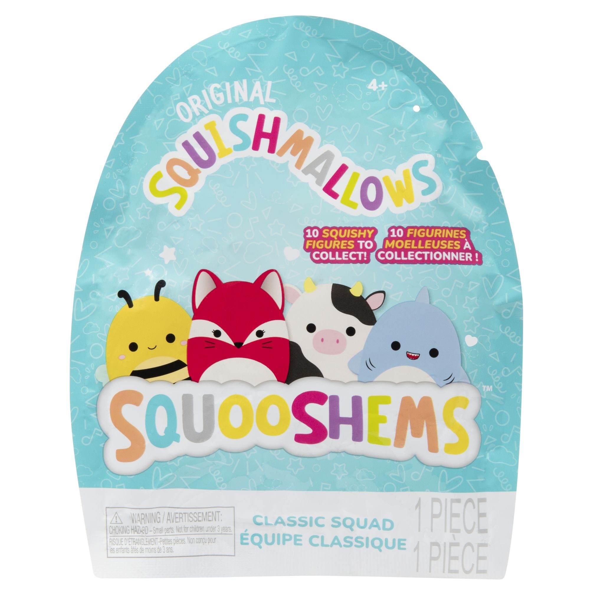 2.5-Inch Squishmallows Squooshems Classic Squad Mystery Plush Packs