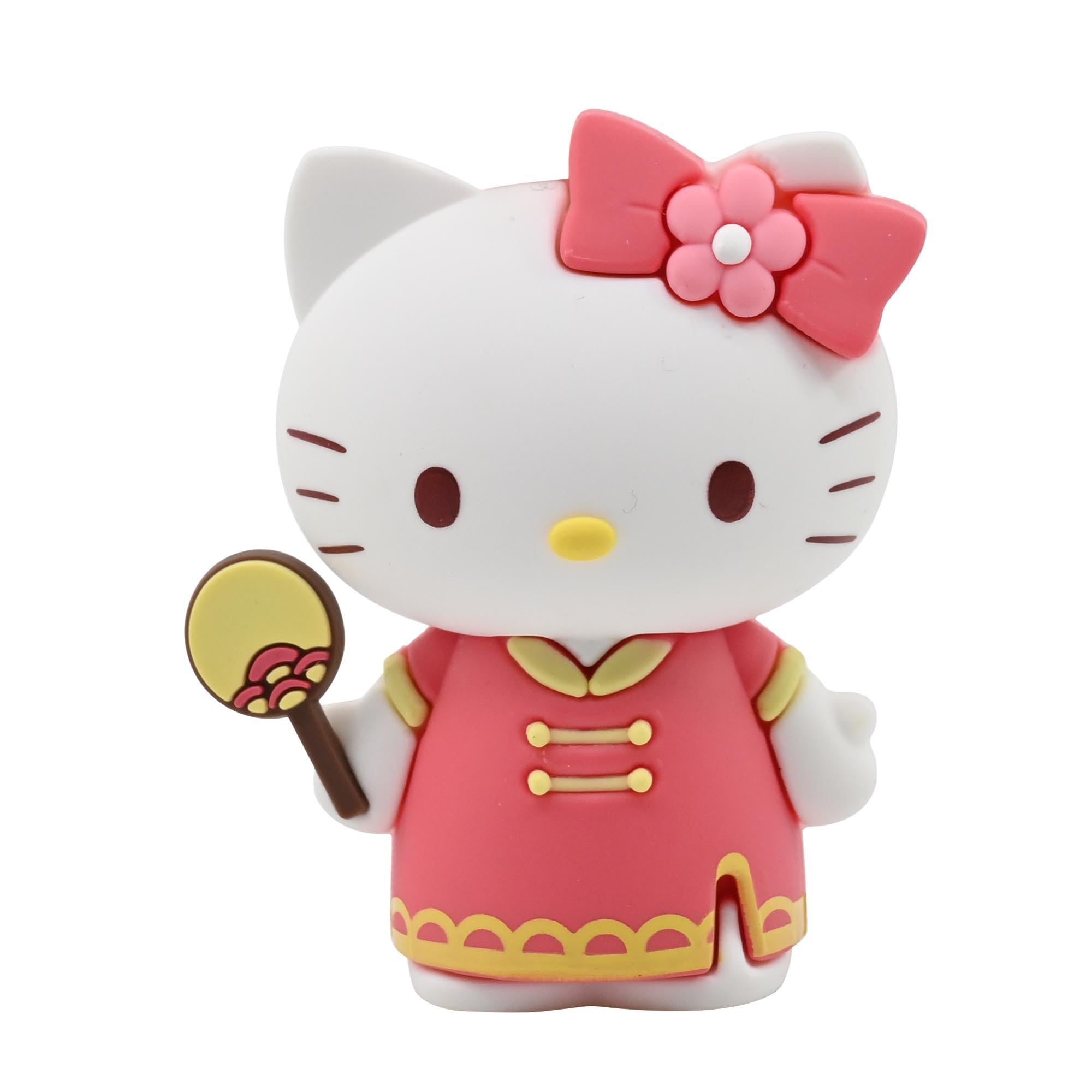 Hello Kitty 50th Anniversary 5cm Mini Bling Box Figurine Collection - Dress Up Diary Asst