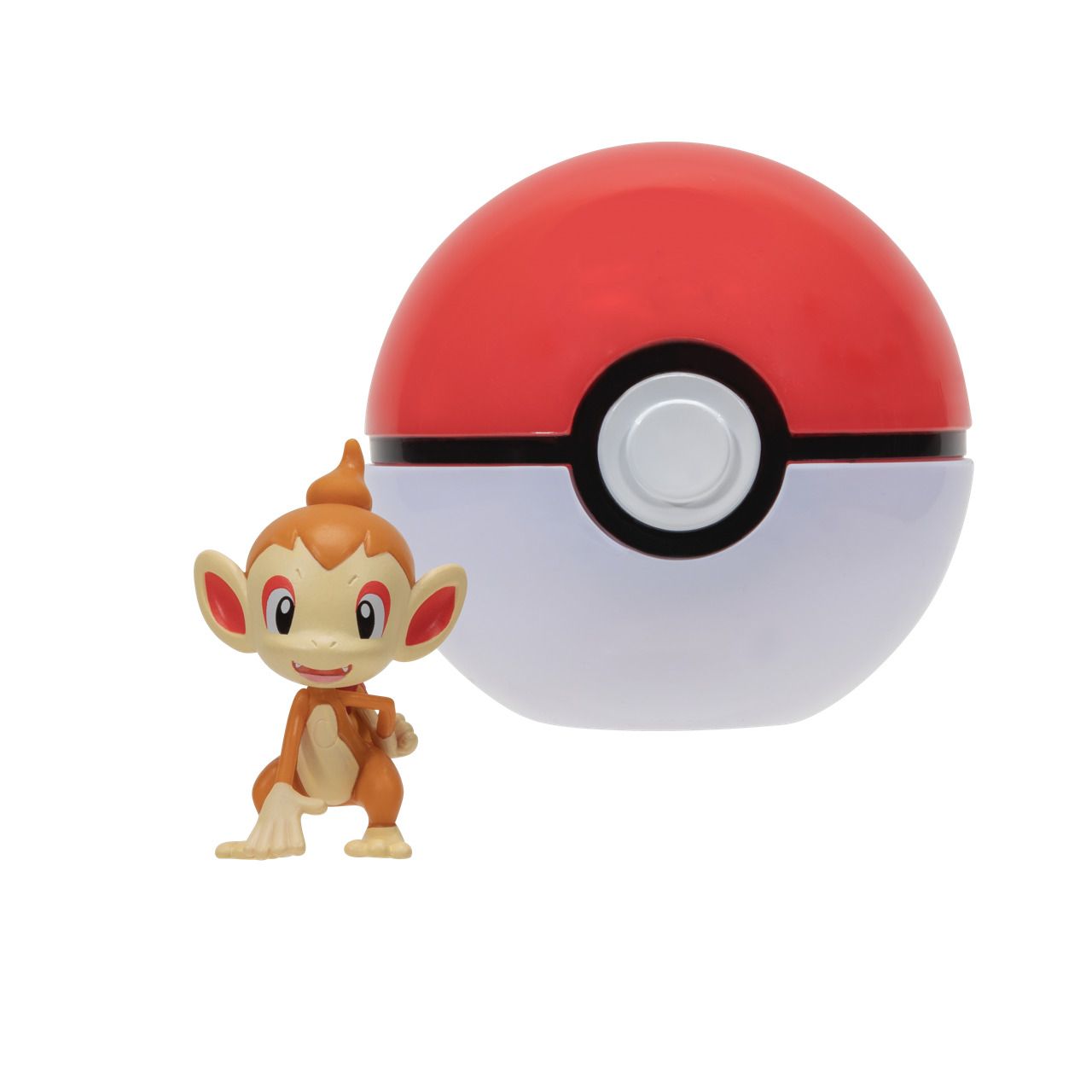 Hot Sale! Pokemon Clip N Go Set: Chimchar & Poke Ball for Pokémon Fans