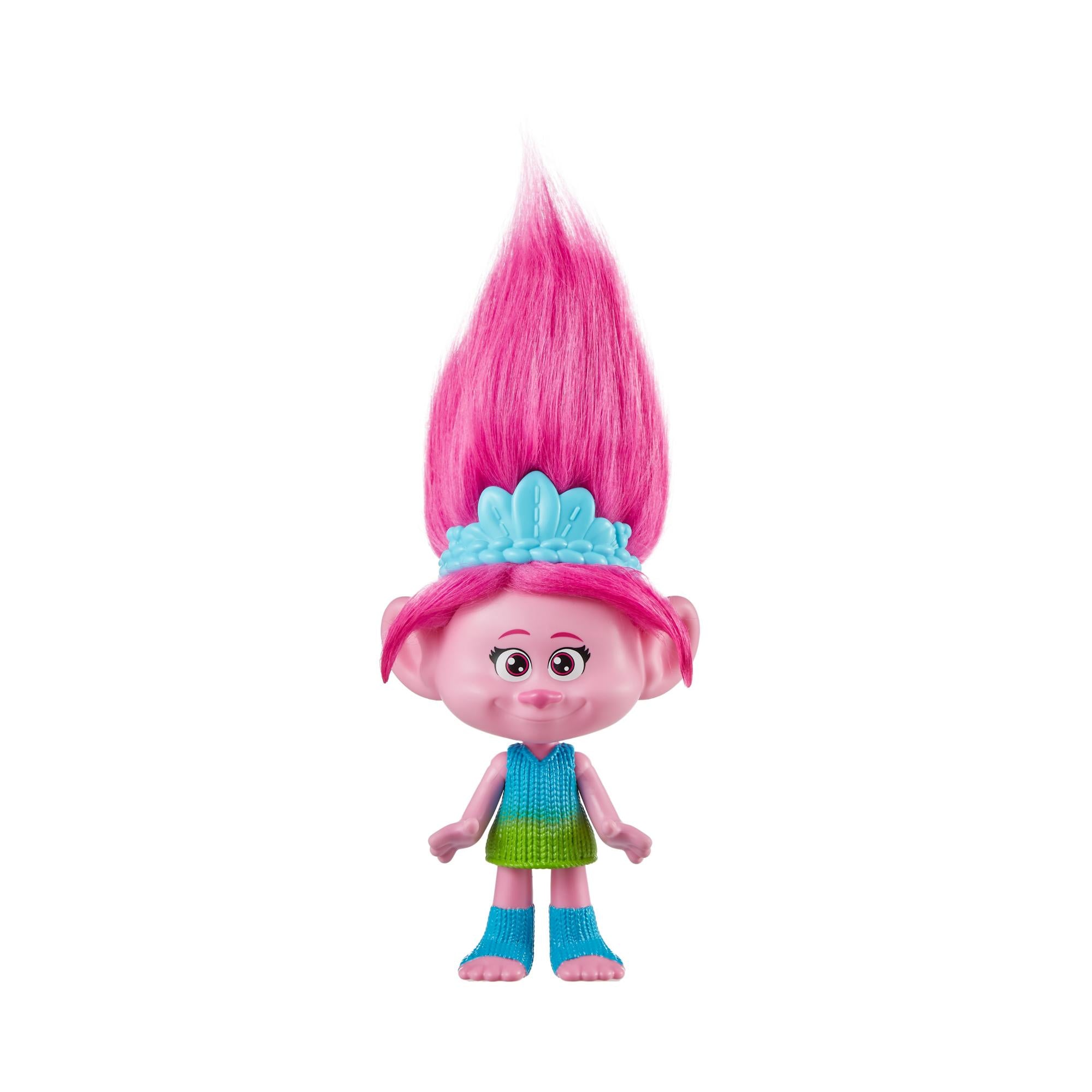 Hot Sale! DreamWorks Trolls 3 Band Together Rainbow Hairtunes Poppy Character Doll