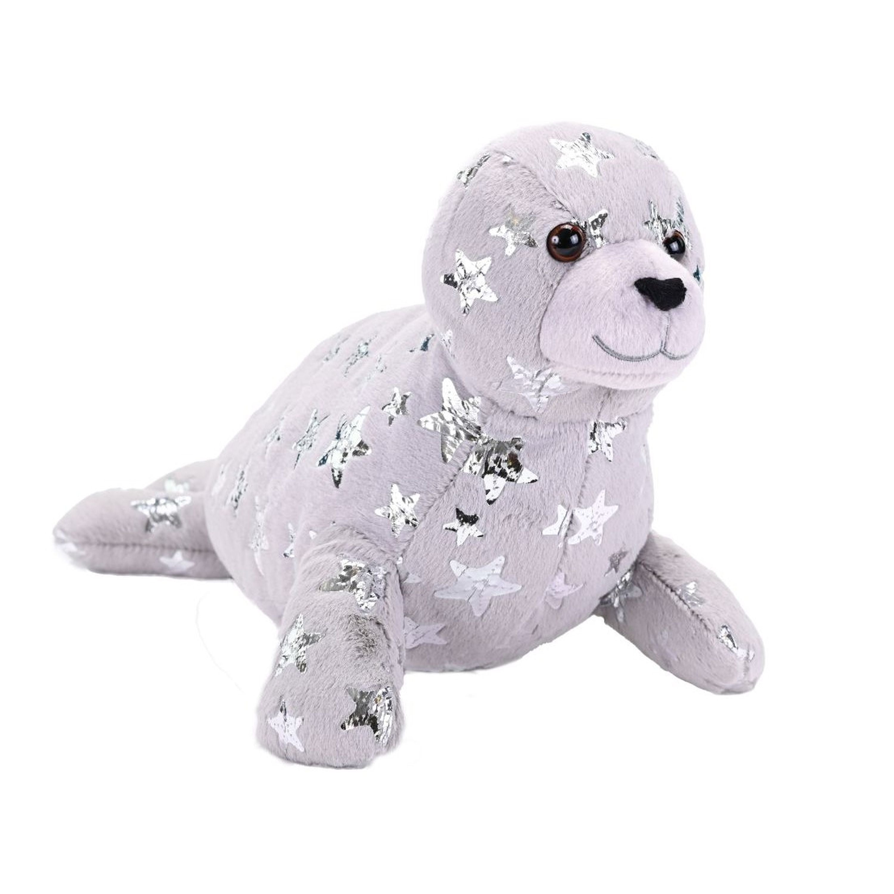 Wild Republic 12-Inch Foilkins Harbor Seal Plush Toy