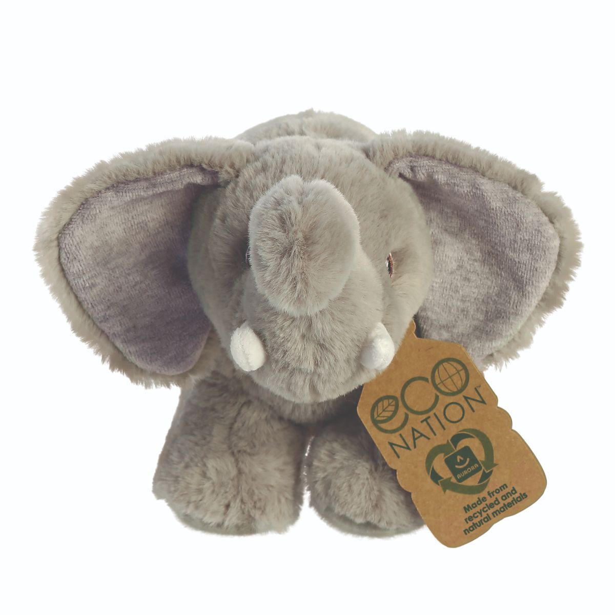 Get Your Sustainable Aurora Eco Nation Soft Elephant Plush Toy Now!
