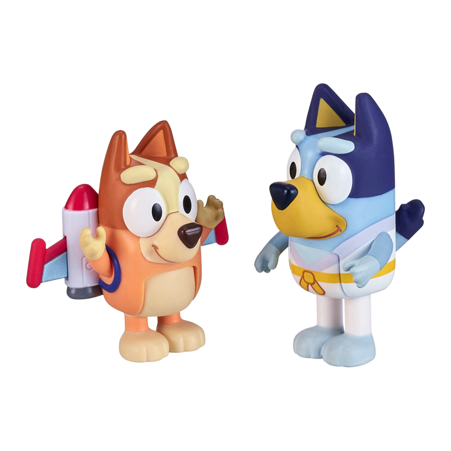 Hot Sale! 2-Pack Bluey S9 Action Hero Figures for Endless Fun