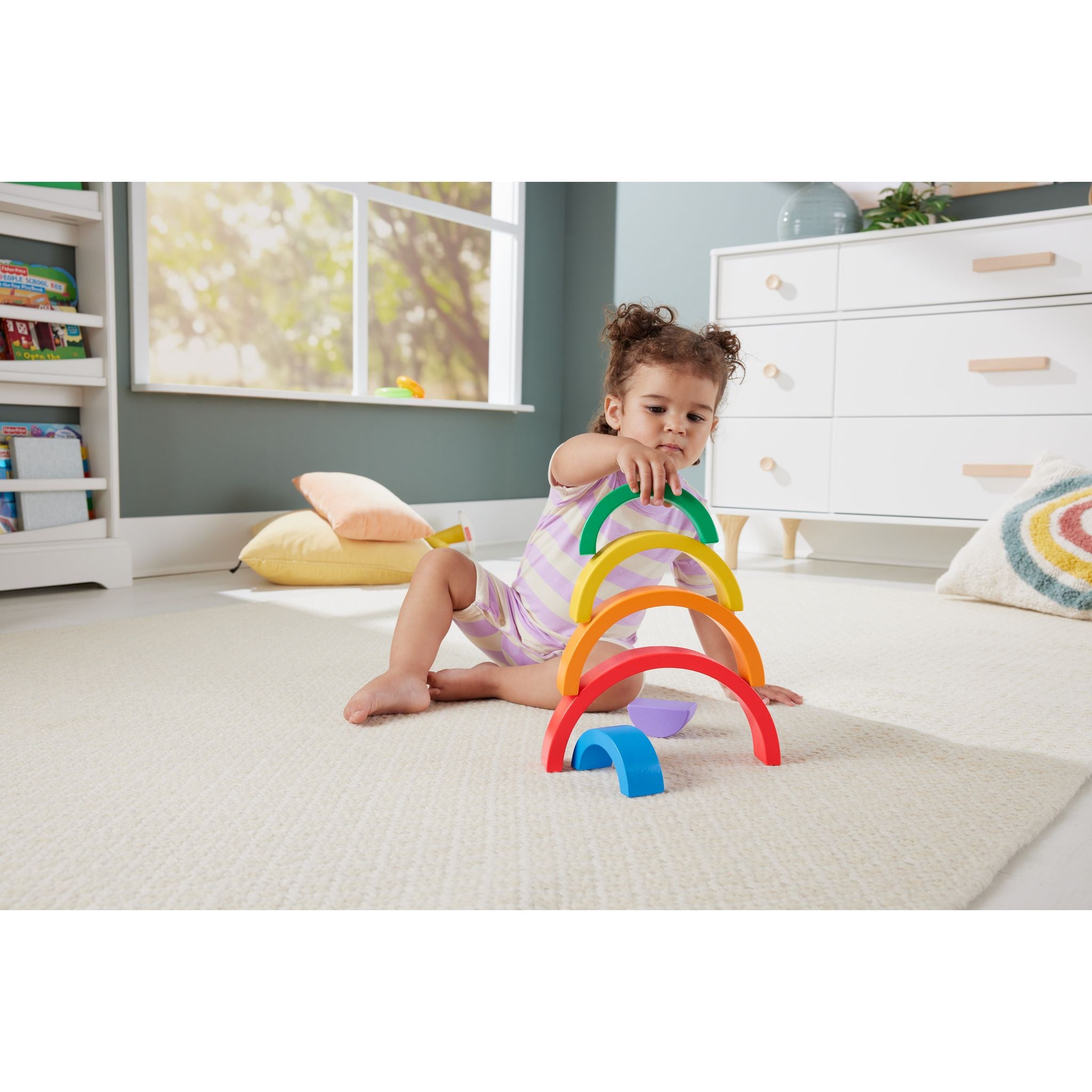 Fisher-Price's Best-Selling Wooden Stacking Rainbow Toy