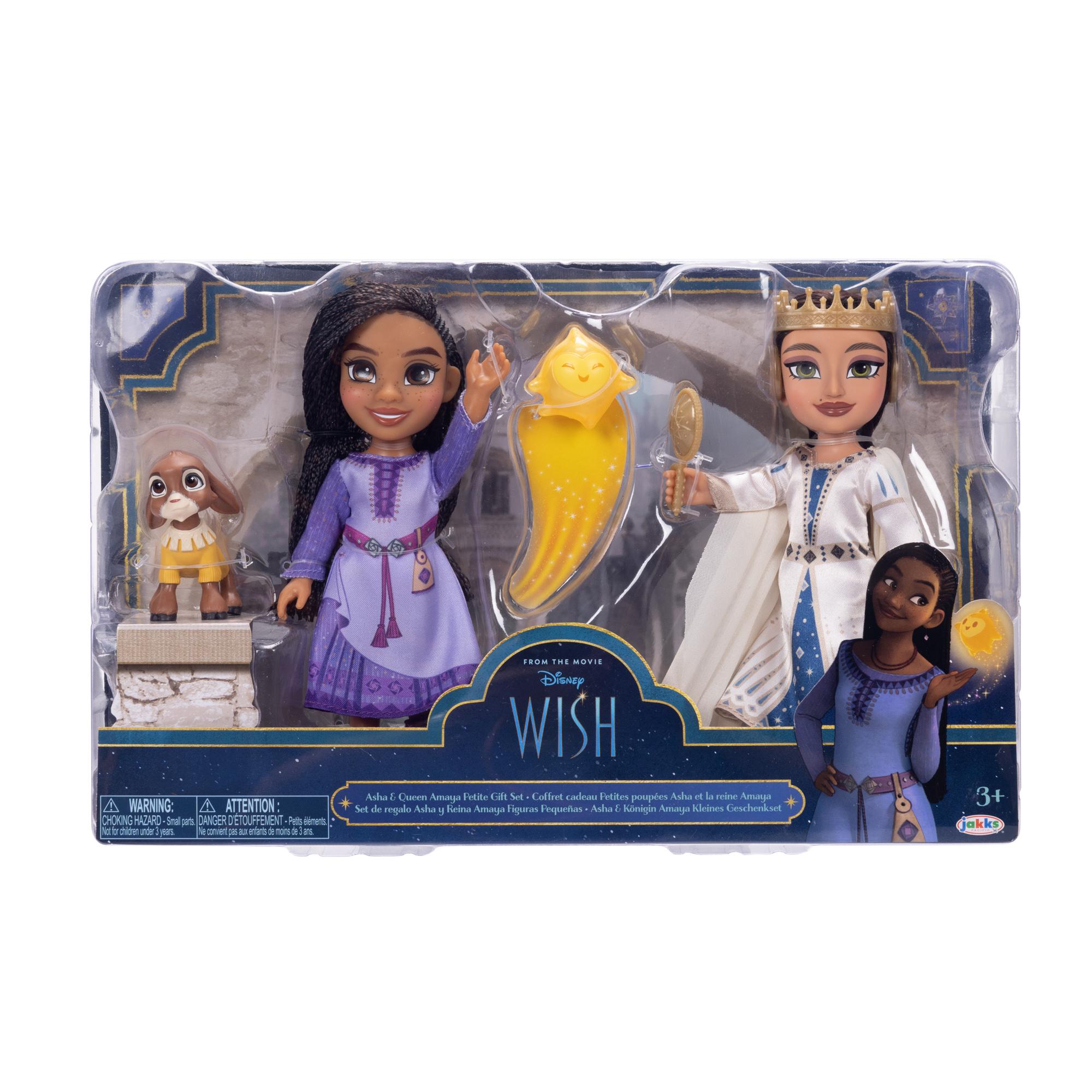 Hot! Disney Wish Asha & Amaya Petite Doll Storytelling Gift Set for Kids