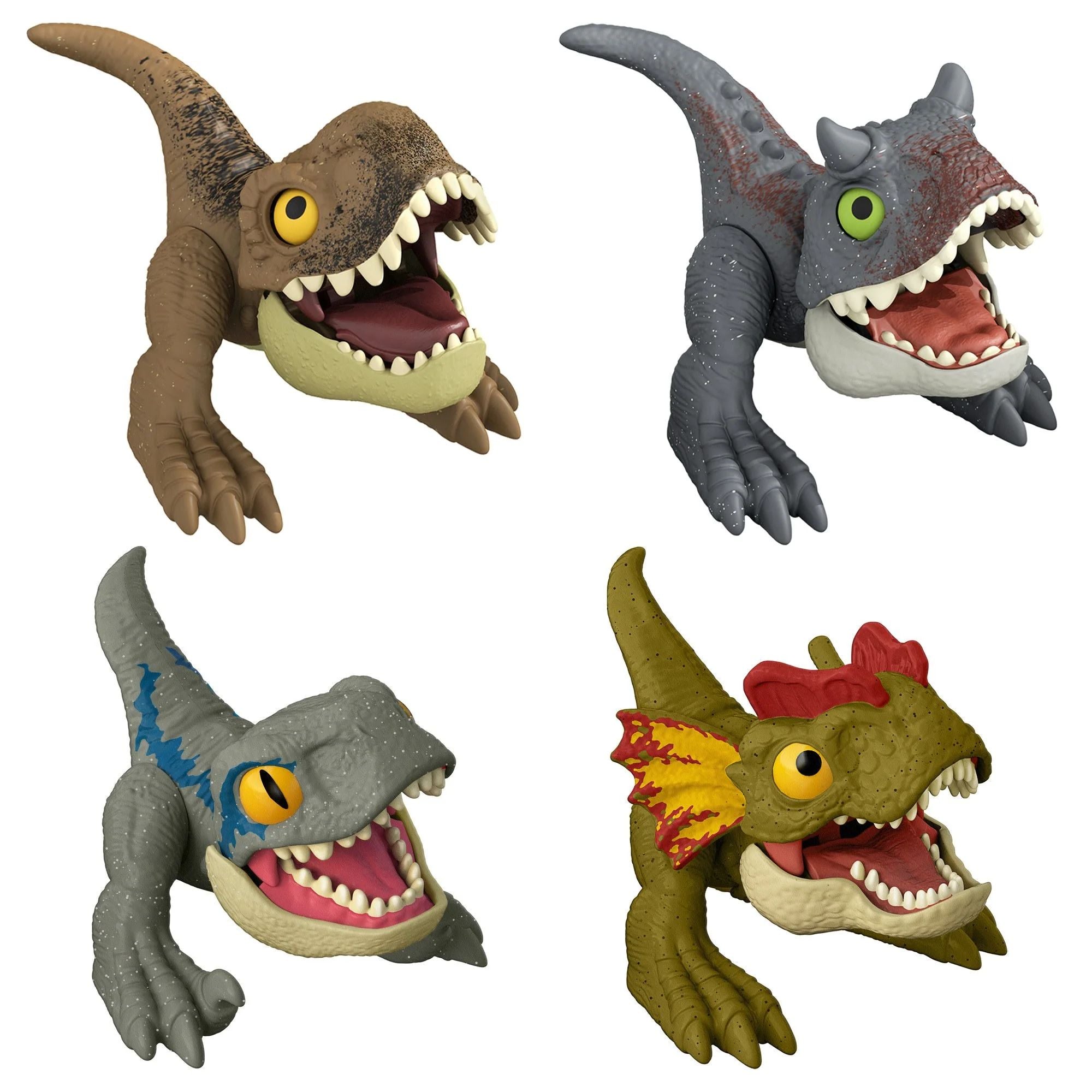 Hot Deal! Jurassic World Dominion 4-Pack Collectable Pop - Up Dinosaurs