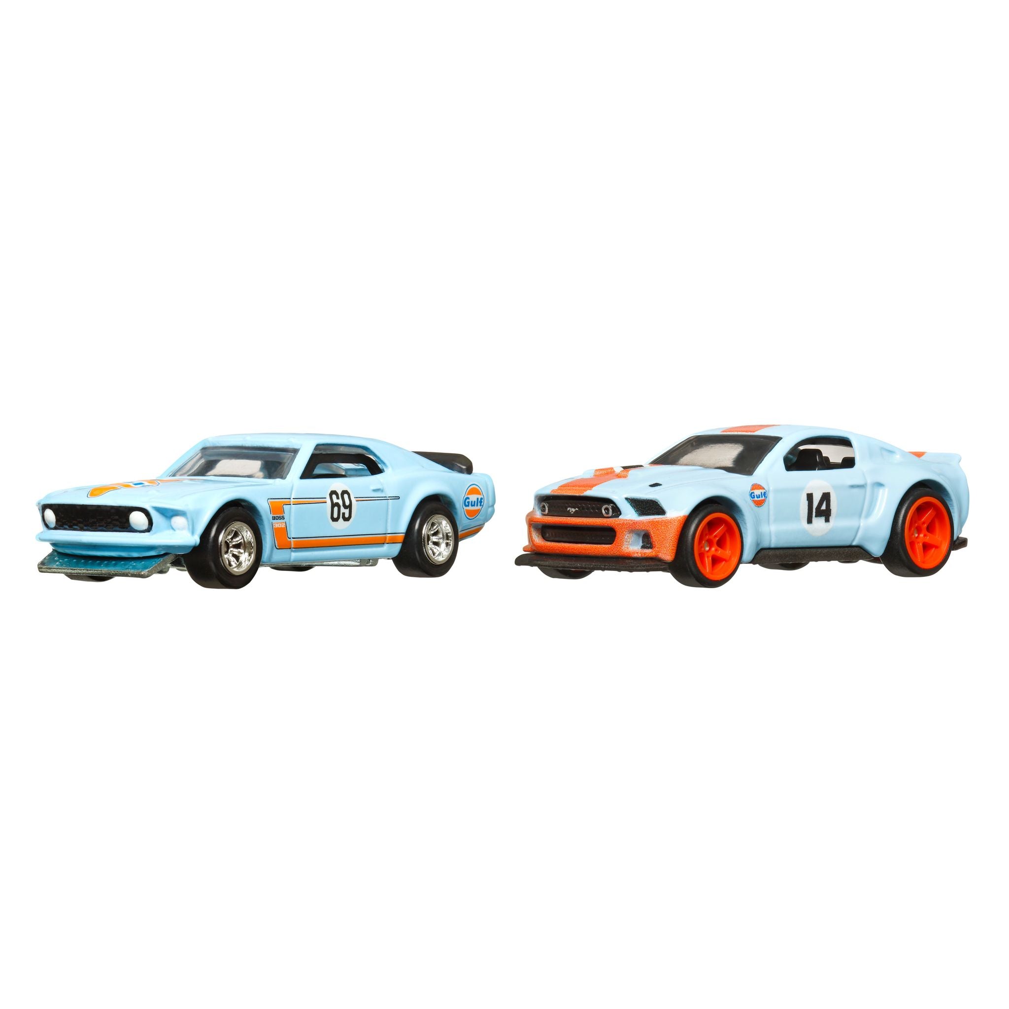Hot Wheels Premium Car Culture 2-Pack: Ford Mustang Boss 302 & 2014 Custom Mustang - Great Collectibles