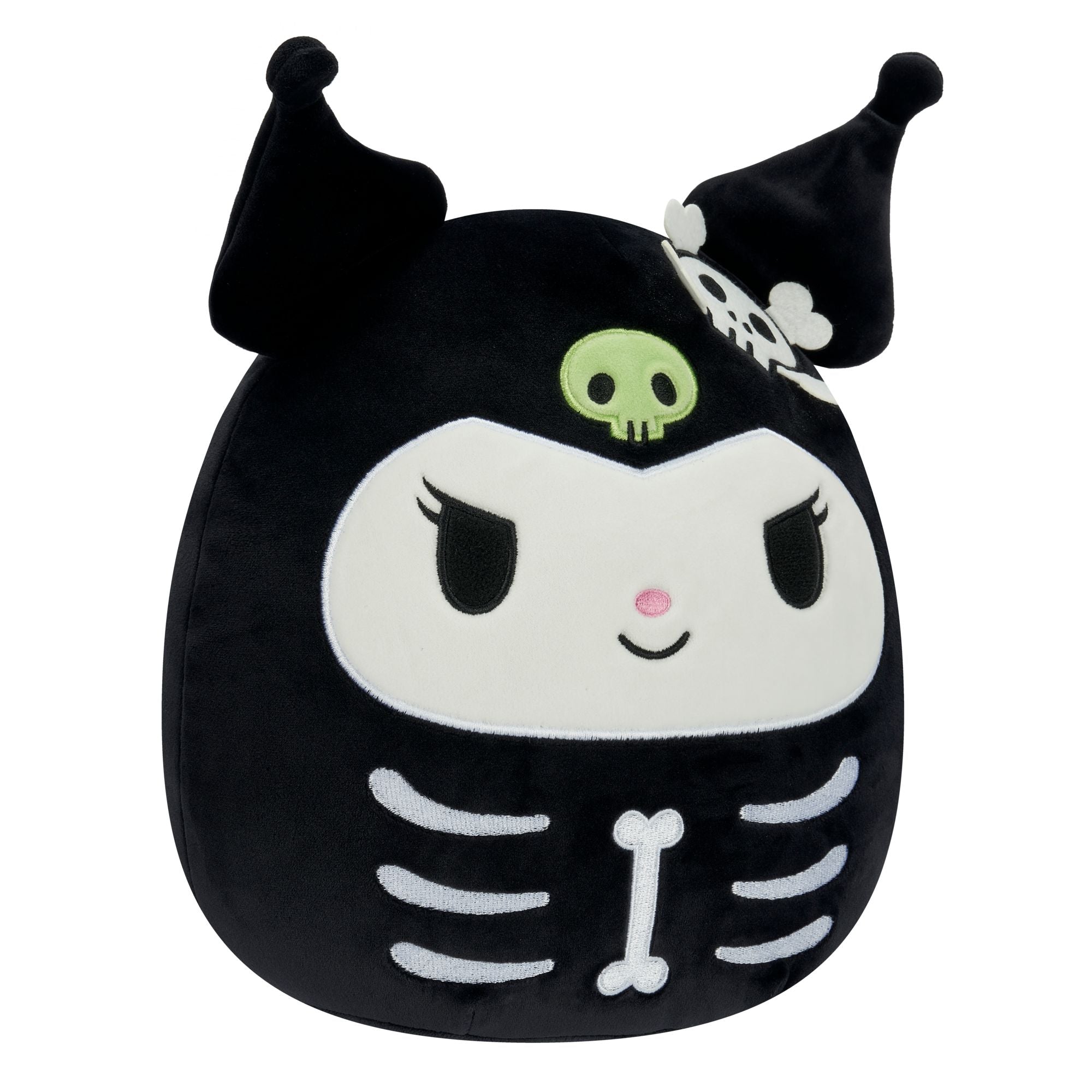 Limited Offer! 8-Inch Squishmallows Sanrio Halloween Kuromi Skeleton Plush Toy