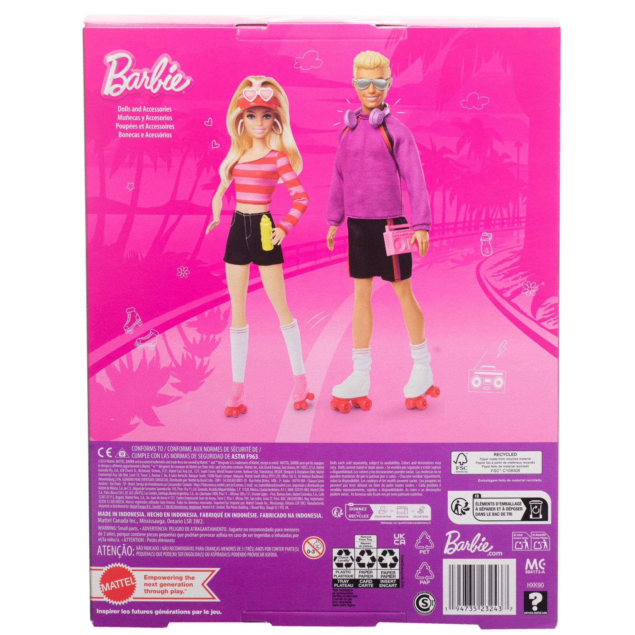 Limited Offer! Barbie & Ken 65th Anniversary Fashionista 2 - Doll Pack