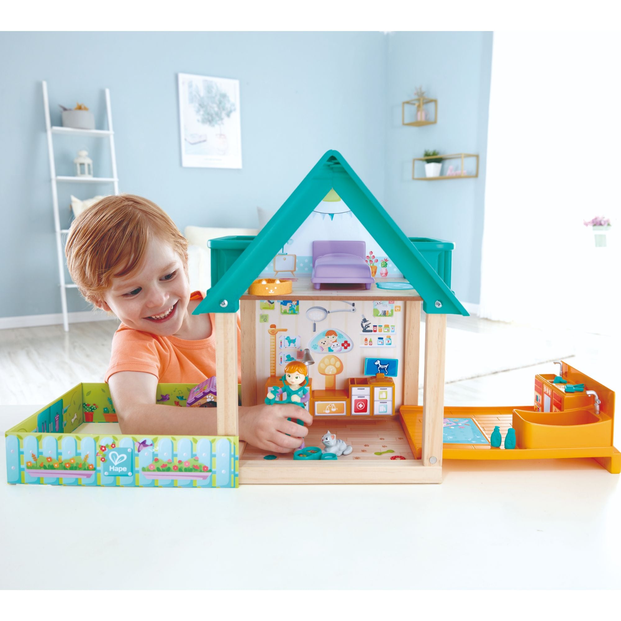 Hape Kids' Adventure Furry Friend Vet Set - Perfect Gift for Young Pet Lovers