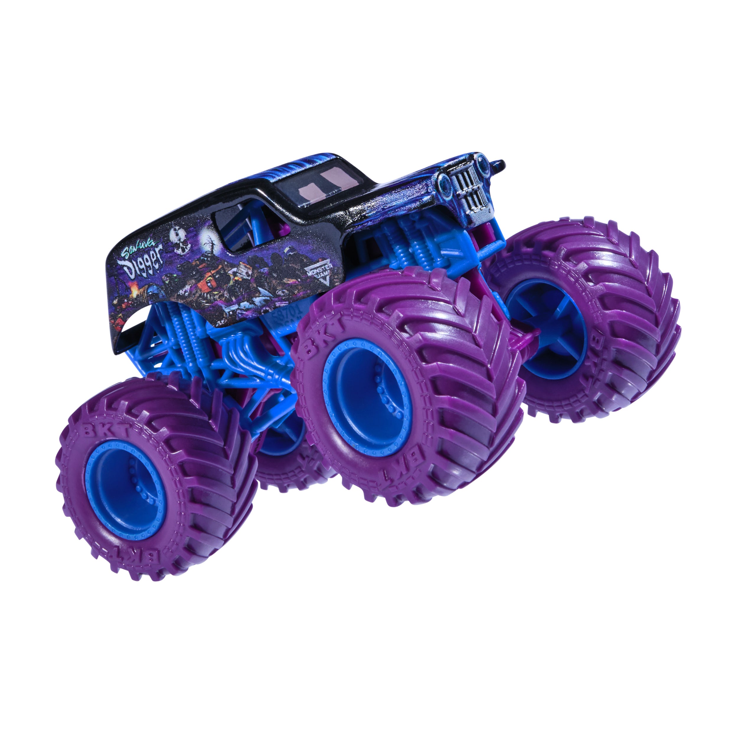 Monster Jam 1:64 Scale Die - Cast 2 - Pack: Son - Uva Digger vs Mohawk Warrior
