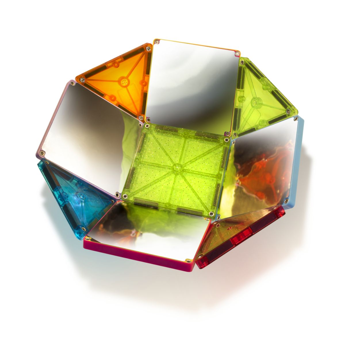 Magna-Tiles Stardust Set - 15 Pieces, Sparkle Your Child's Play