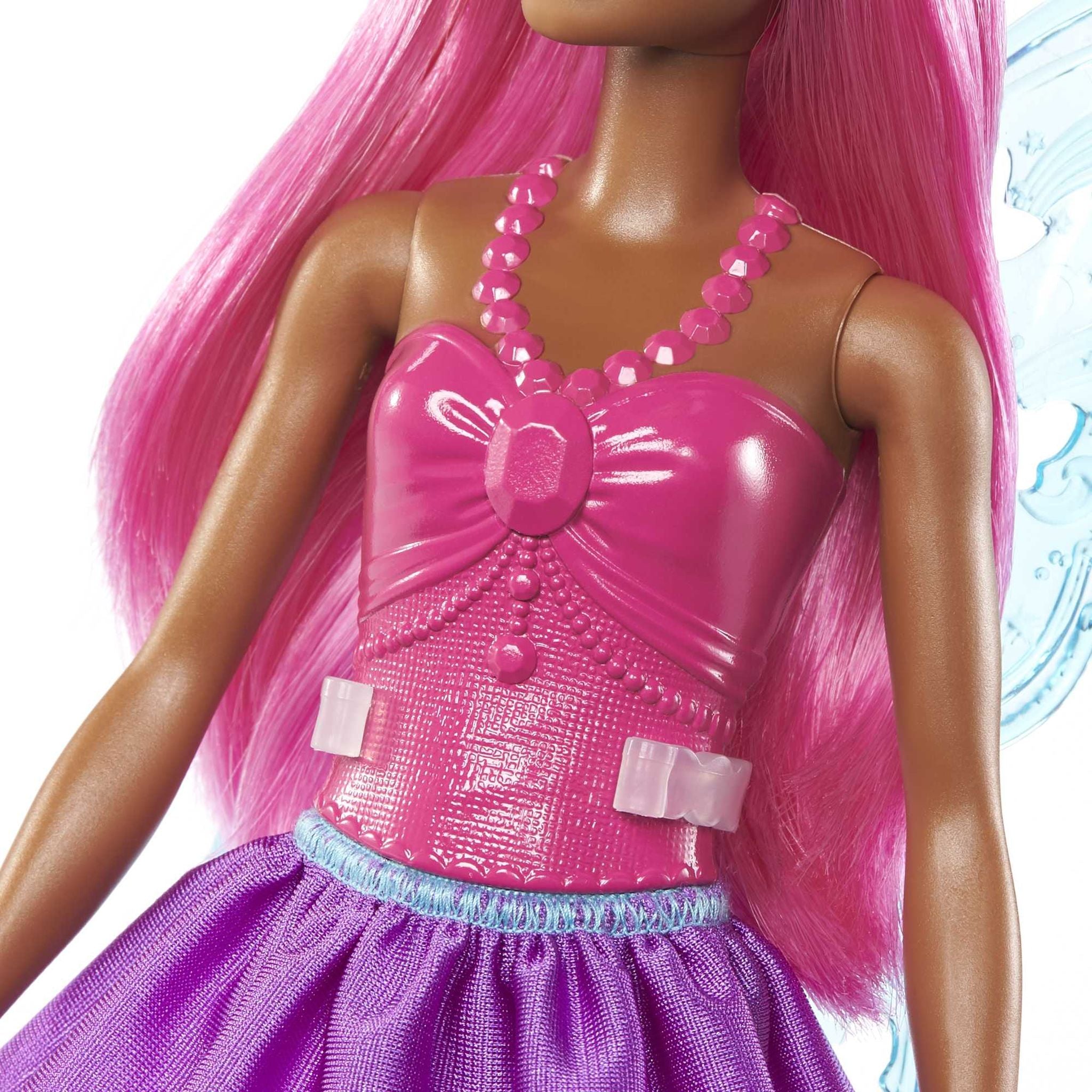 Hot! Barbie Dreamtopia Pink-Haired Fairy Doll