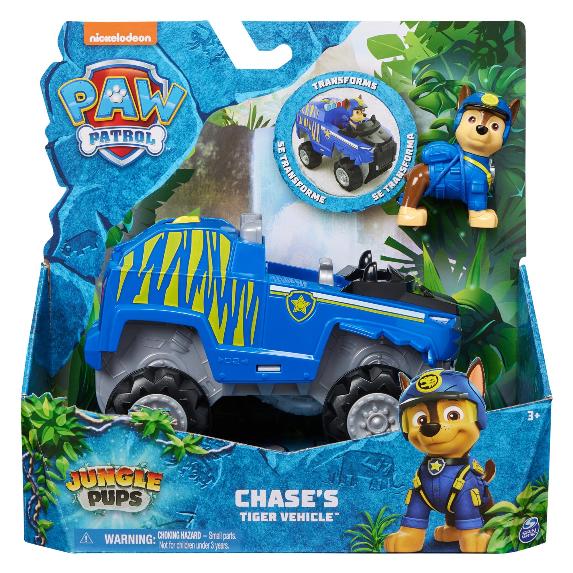 PAW Patrol Jungle Pups - Chase's Transforming Tiger Rescue Vehicle