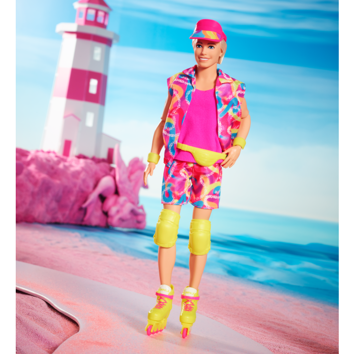 Barbie The Movie Ken Doll's Retro Inline Skating Collectible Outfit