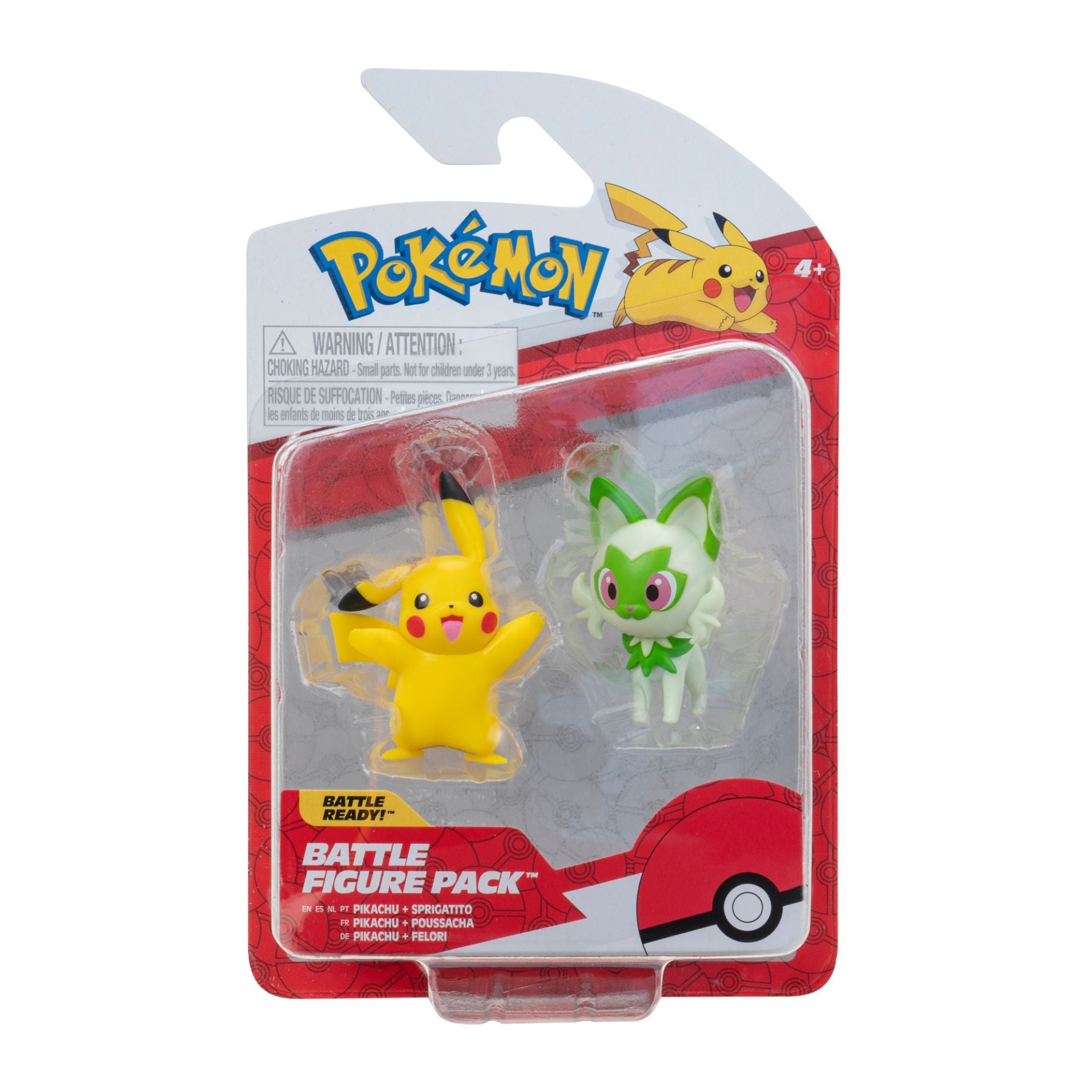 Exciting Pokémon Battle Figure 2 - Pack: Sprigatito & Pikachu Combo