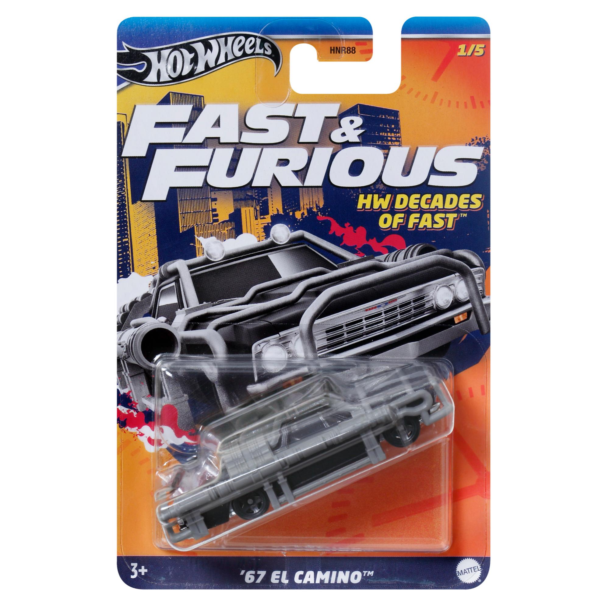 Hot Wheels Assorted Styles Fast & Furious Themed Die - Cast Vehicles