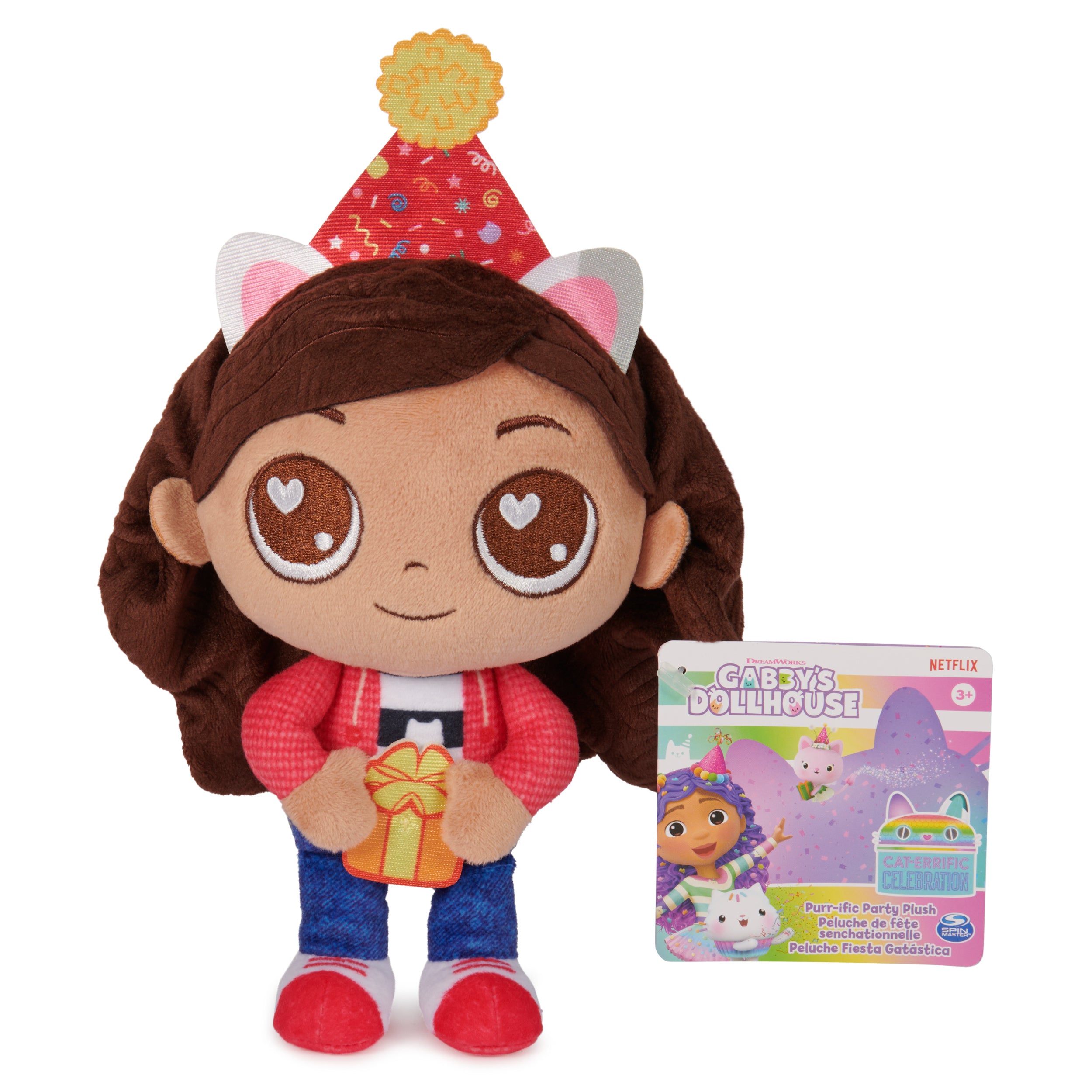 Gabby's Dollhouse Gabby Girl Basic Celebration Plush - Must - Have Toy!