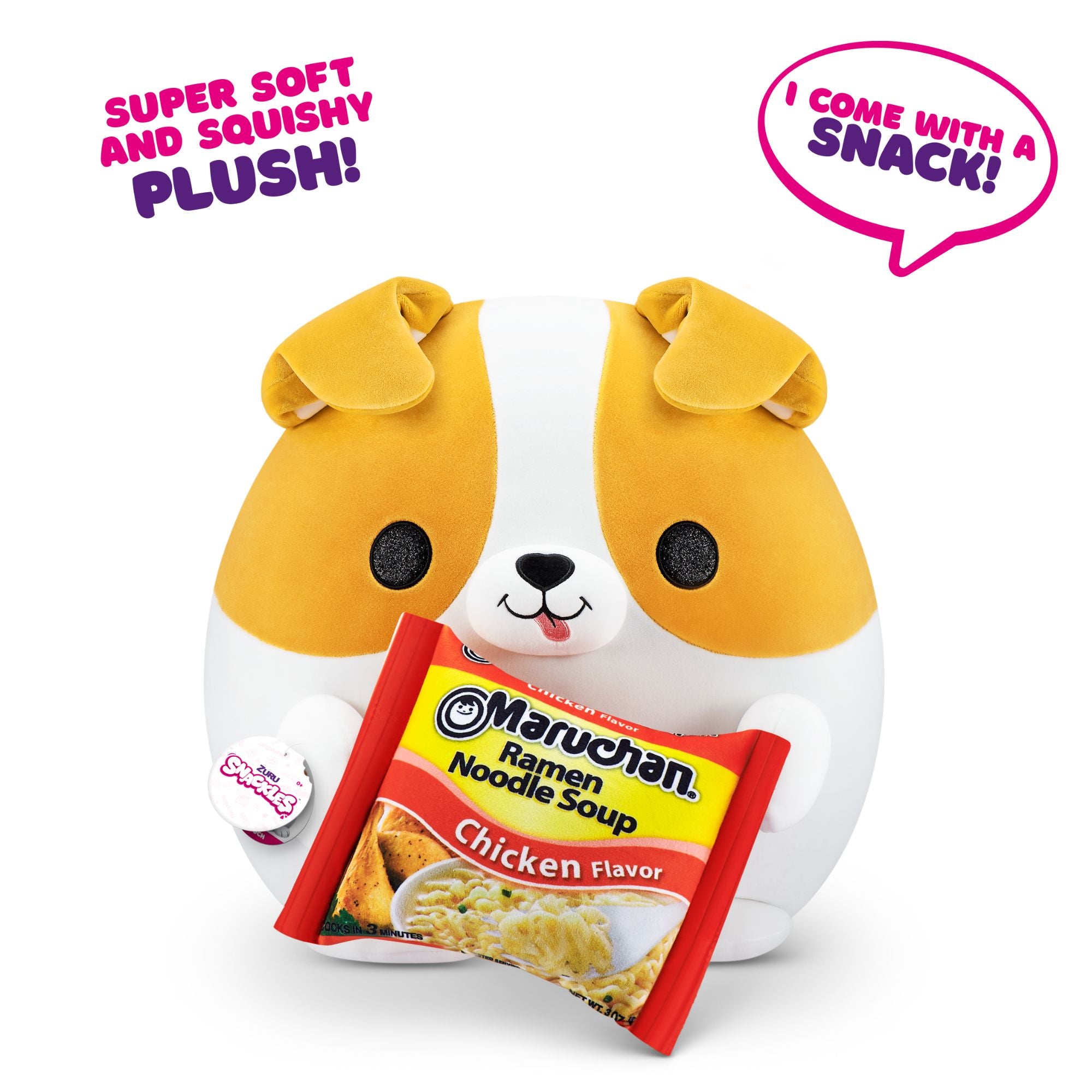 ZURU Snackles: Super Sized Collectible Plush with Mini Brands