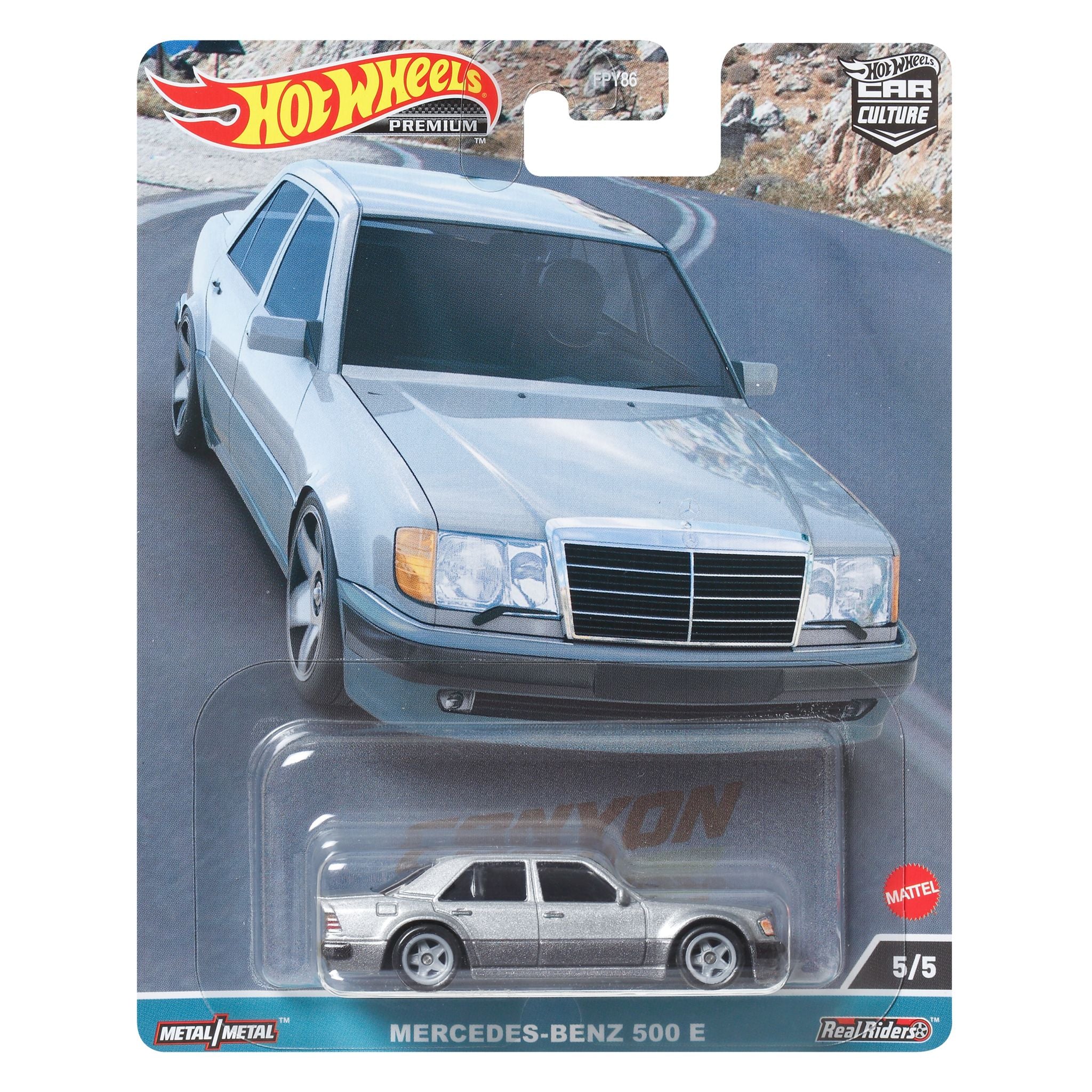 Premium Hot Wheels Car Culture: 5/5 Mercedes - Benz 500 E Model