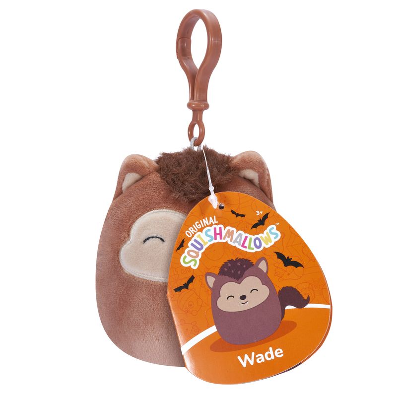 Halloween Special! 3.5-Inch Squishmallows Wade Werewolf Plush Clip-On
