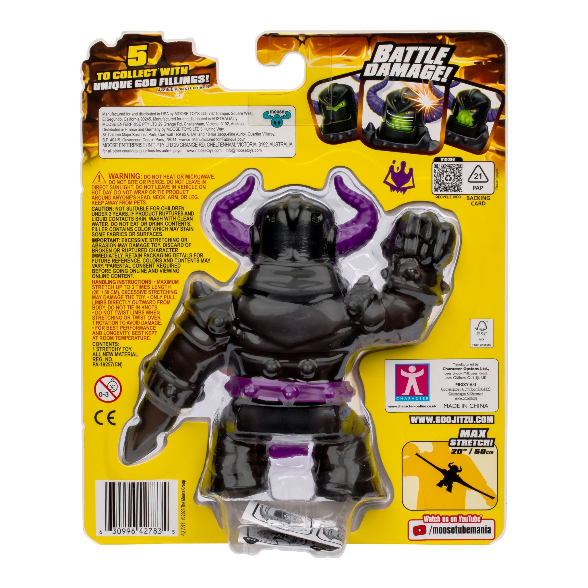 Hot Sale! Heroes of Goo Jit Zu Stretch Strikers Season 11 Rare Black Knight Orbitox Hero Pack