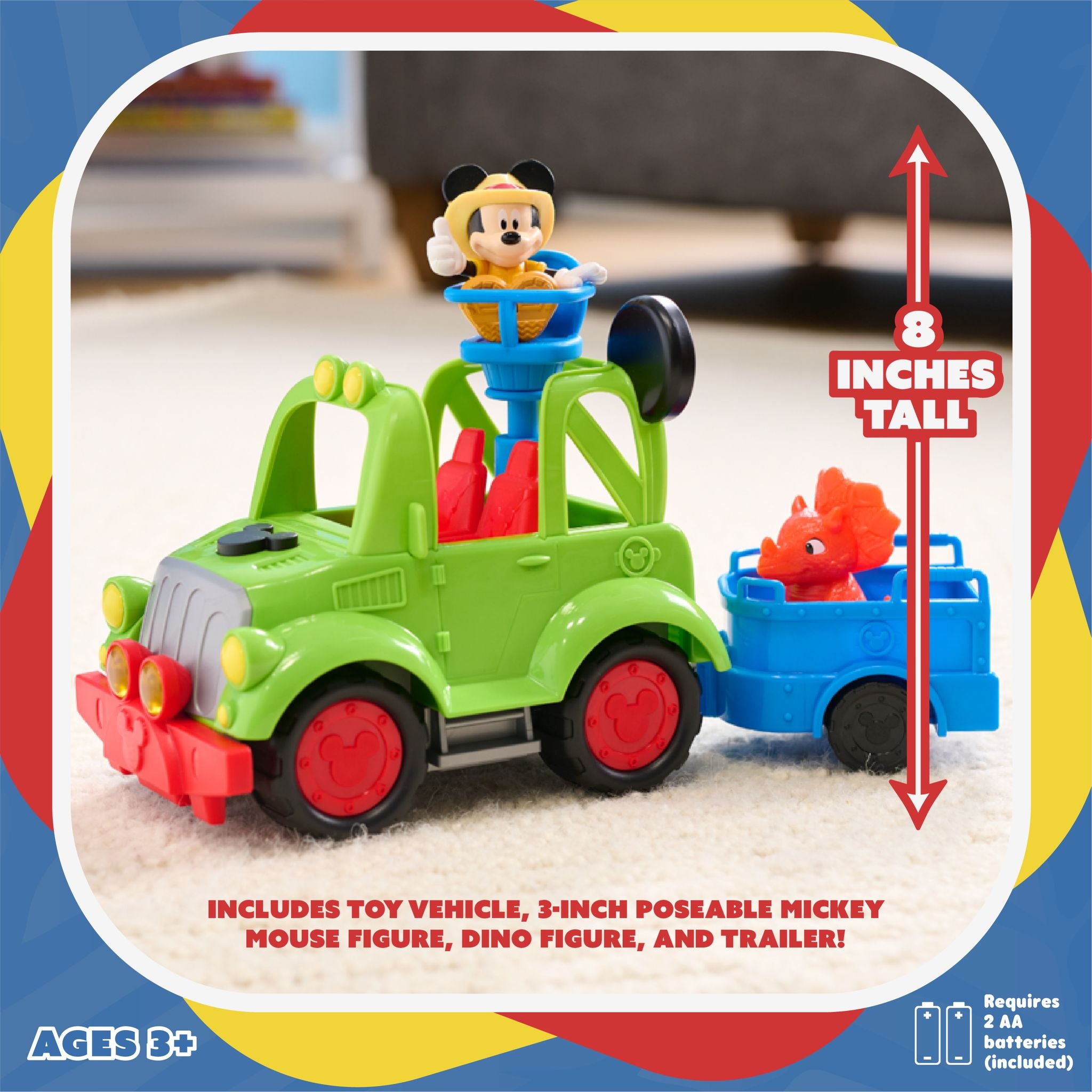 Disney Junior Mickey Mouse All-Terrain Dino Safari Adventure Rover