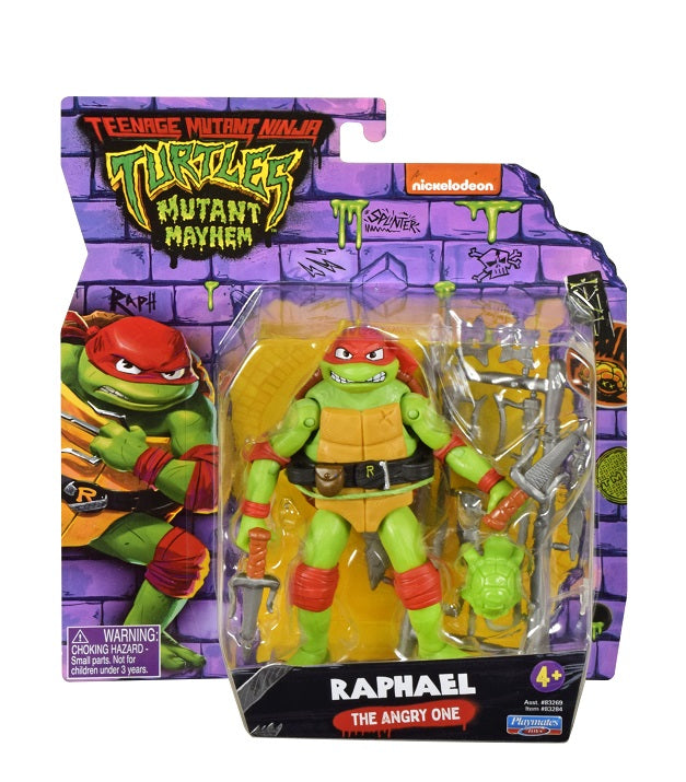 Hot Sale! Teenage Mutant Ninja Turtles Mutant Mayhem Basic Action Figure - Raphael