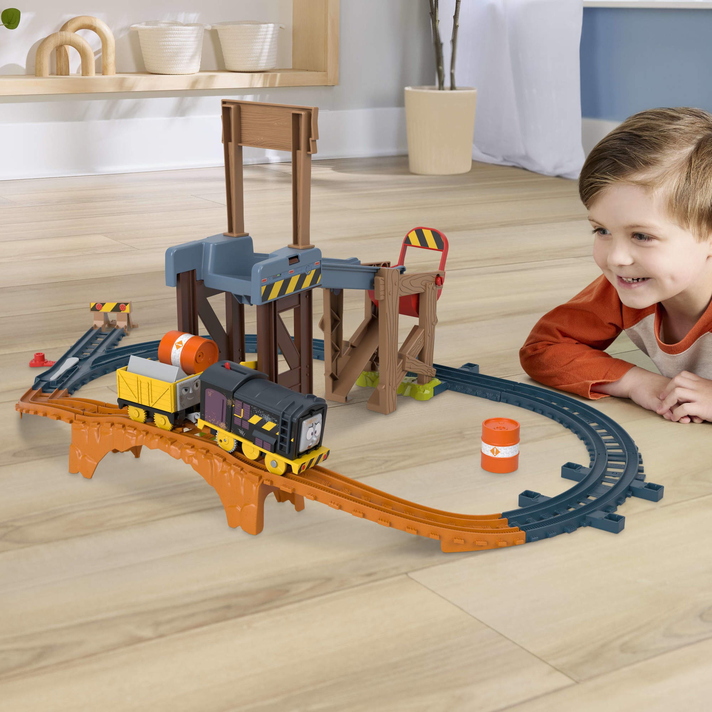 Fisher-Price's Hot Deal: Thomas & Friends Diesels Lift & Load Motorized Toy Train Construction Set