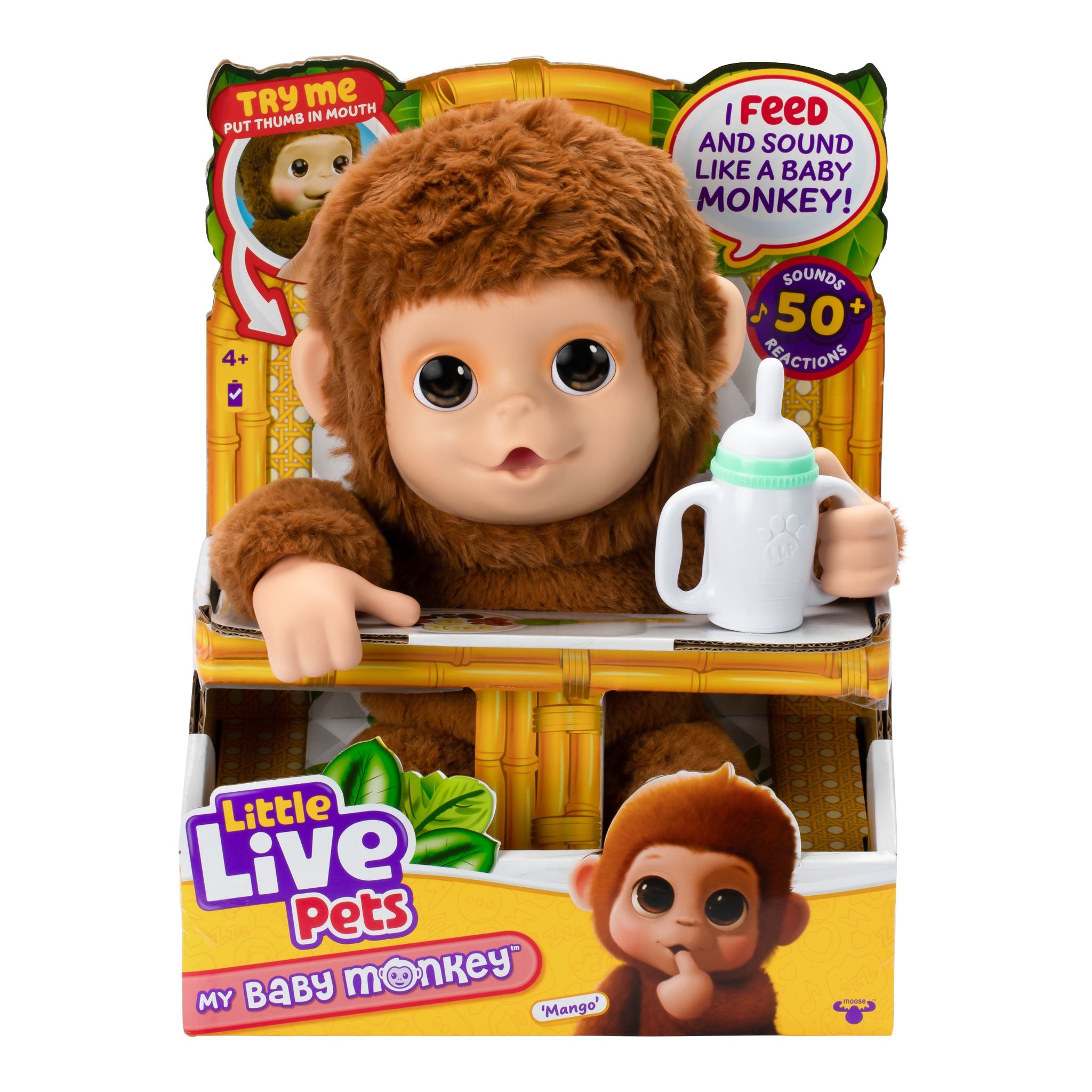 Get This Adorable Little Live Pets My Baby Monkey - Perfect Toy for Kids!