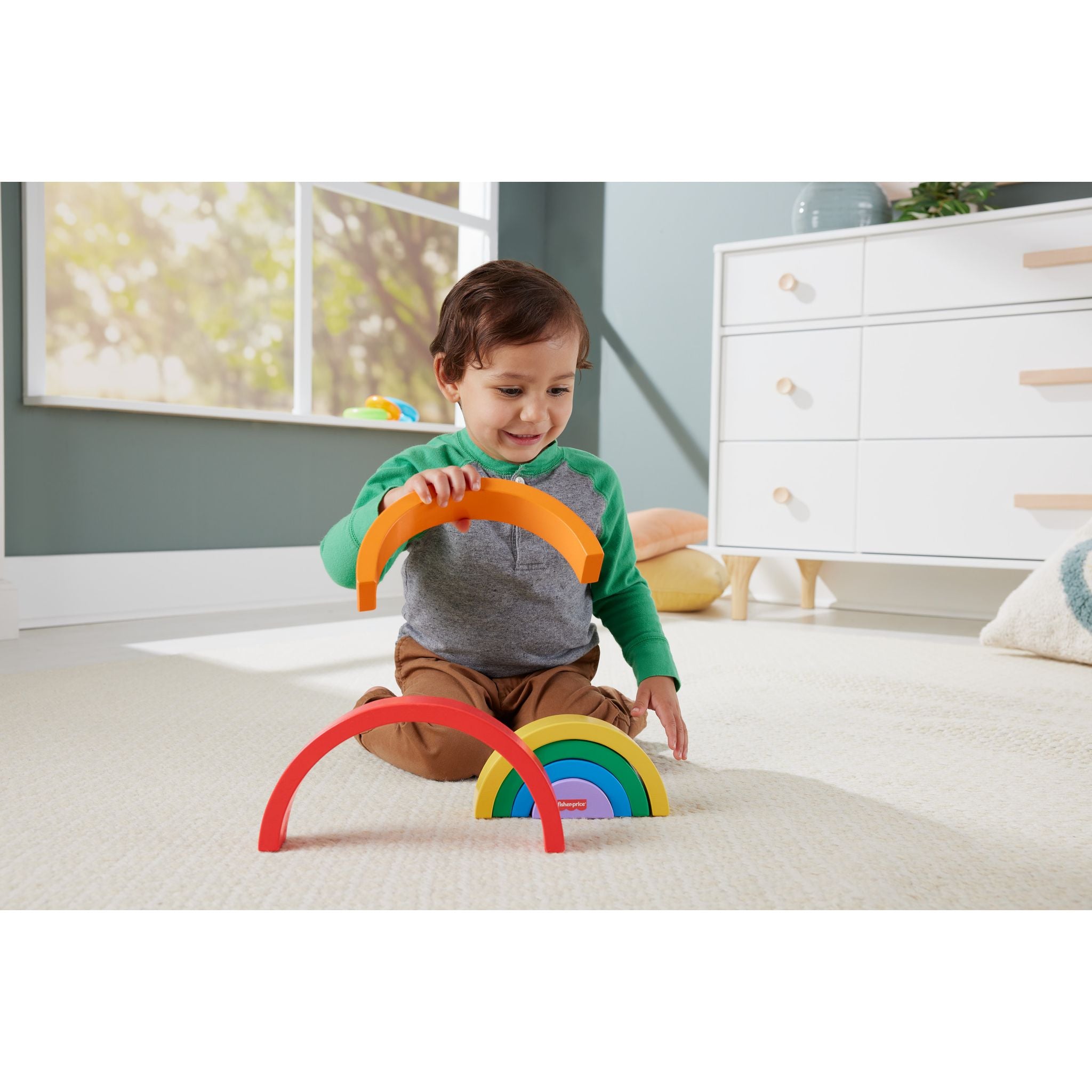 Fisher-Price's Best-Selling Wooden Stacking Rainbow Toy
