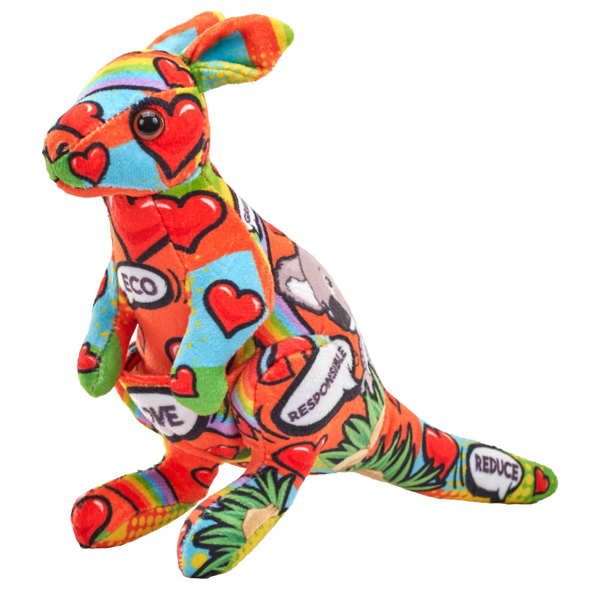 Wild Republic 5.5-Inch Mini Kangaroo - Eco-Friendly Toy