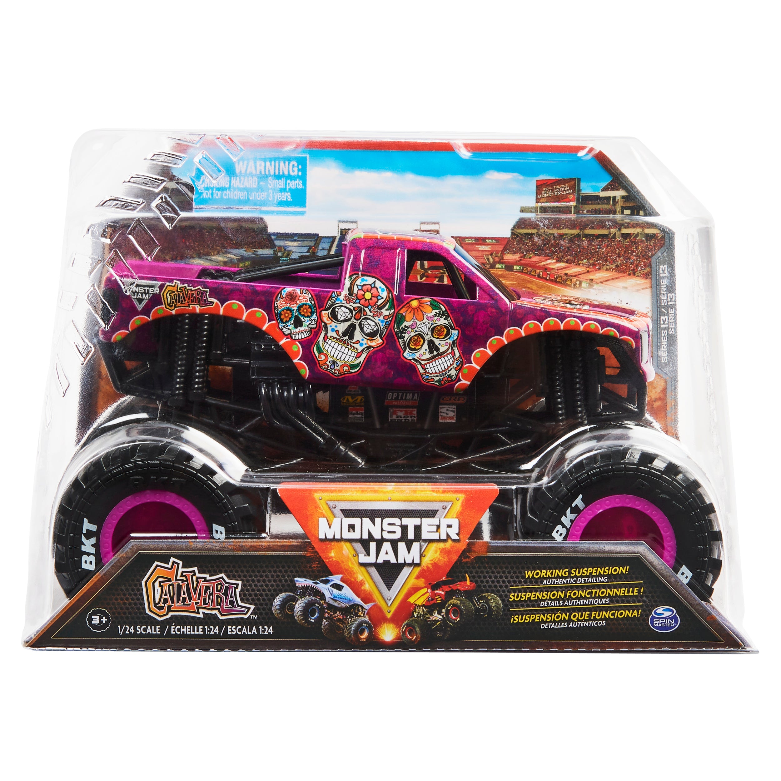 Hot Deal: Monster Jam 1:24 Scale Calavera Monster Truck, Series 13