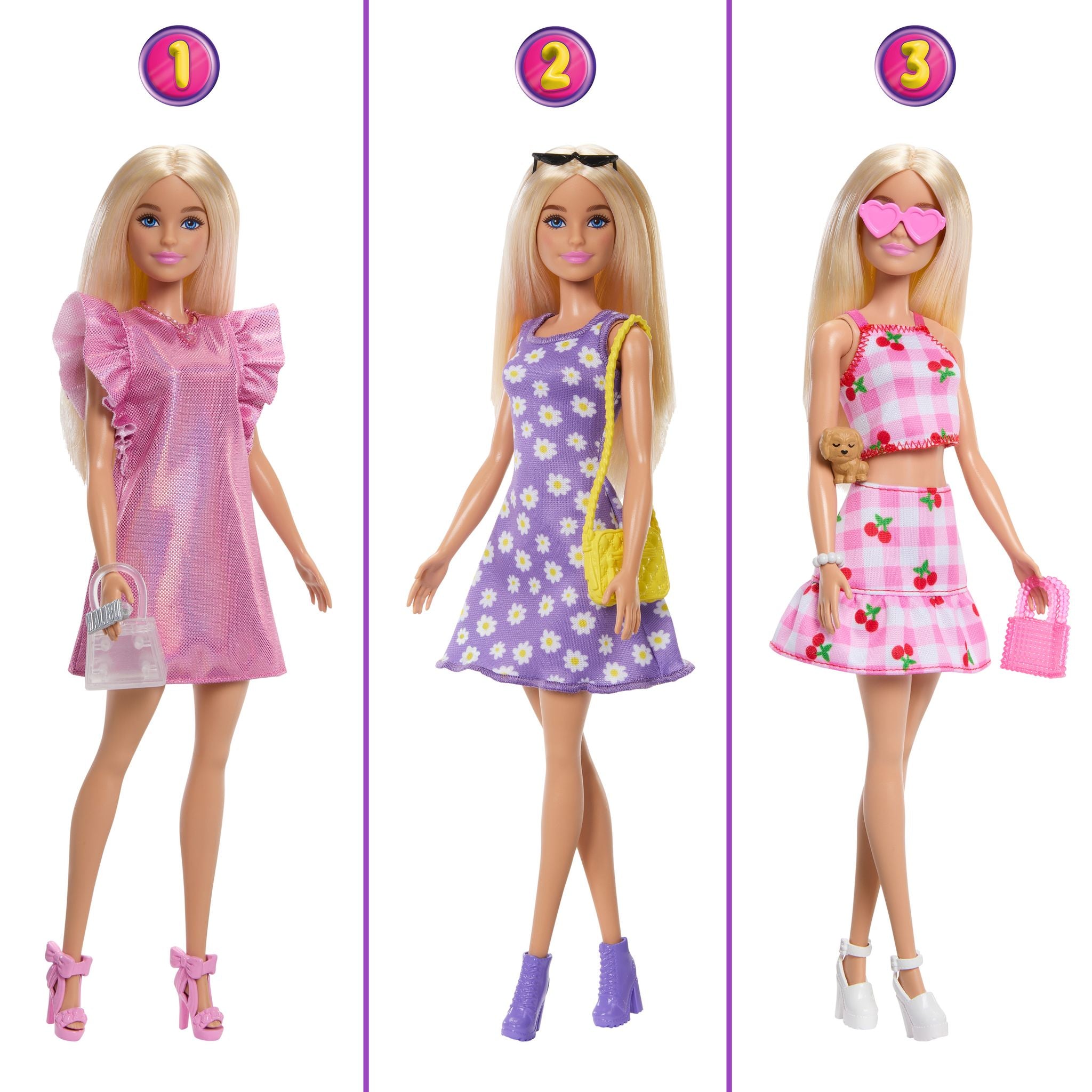 Glittery Pink Barbie Dream Closet Set with Fashion Doll